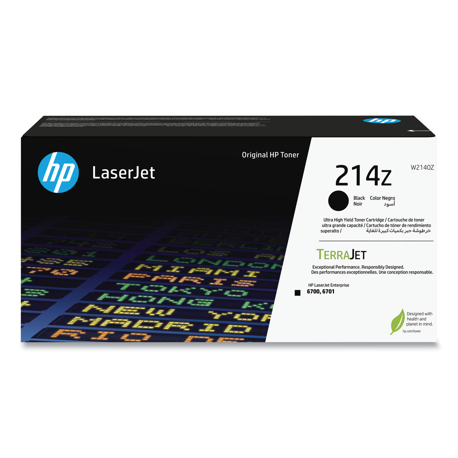 HP 214Z (W2140Z) Ultra High-Yield Black Original LaserJet Toner Cartridge