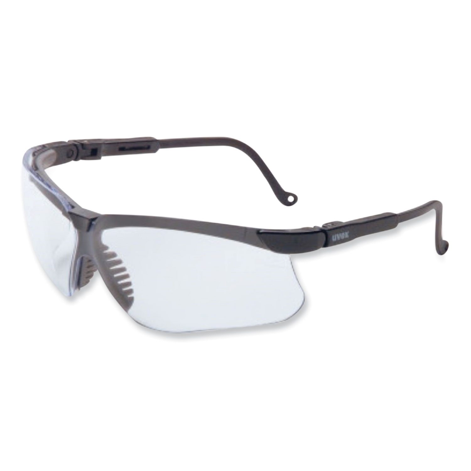 Honeywell Uvex™ Genesis Safety Eyewear, Black Nylon Frame, Clear Polycarbonate Lens