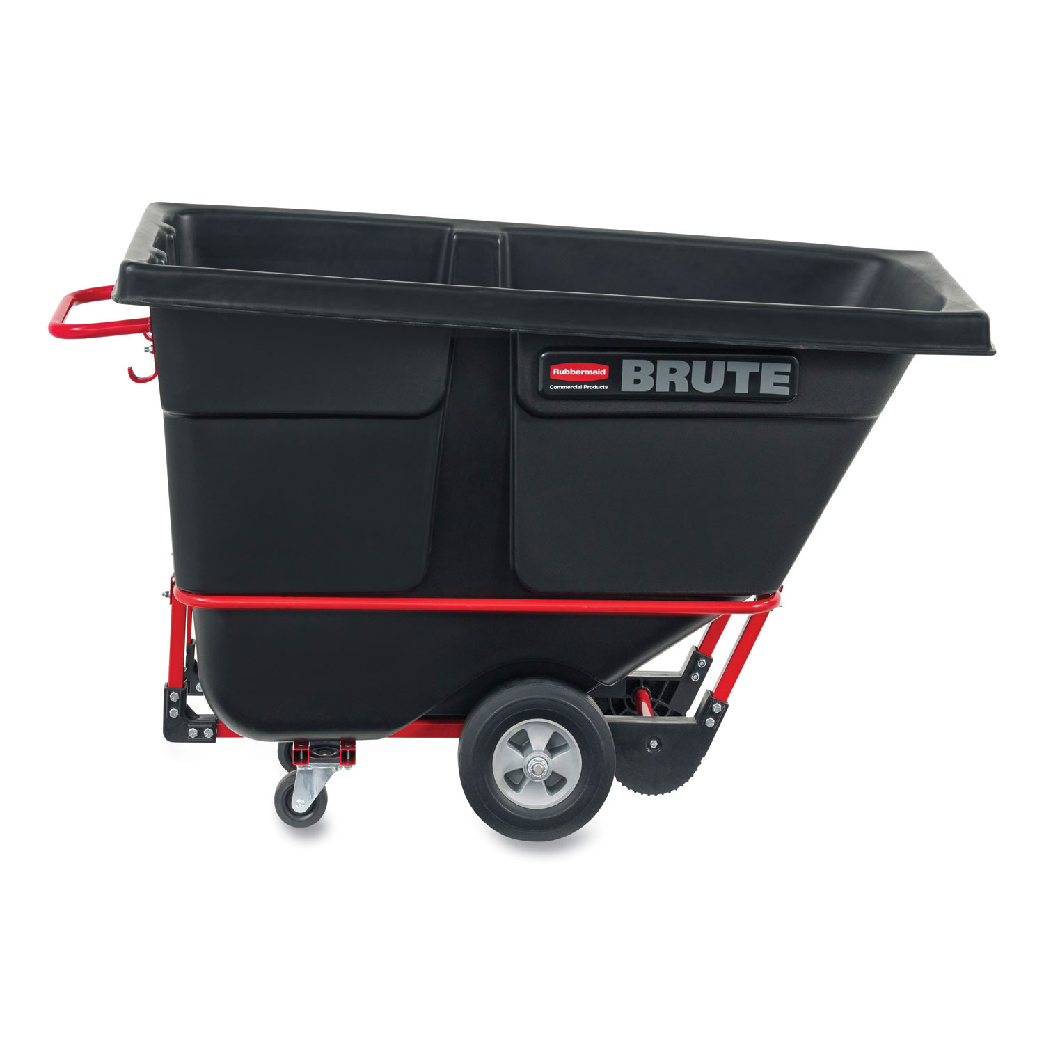 2 cu yd BRUTE Rotomolded Tilt Truck, 2,300 lb Capacity, Black