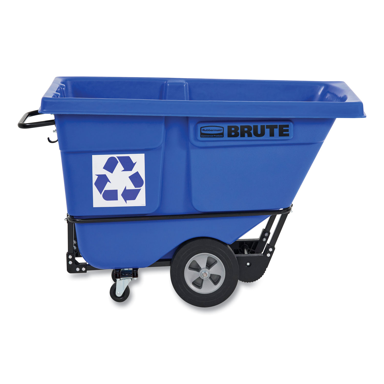 BRUTE Rotomolded Recycling Tilt Truck, 1 cu yd, 1,250 lb Capacity