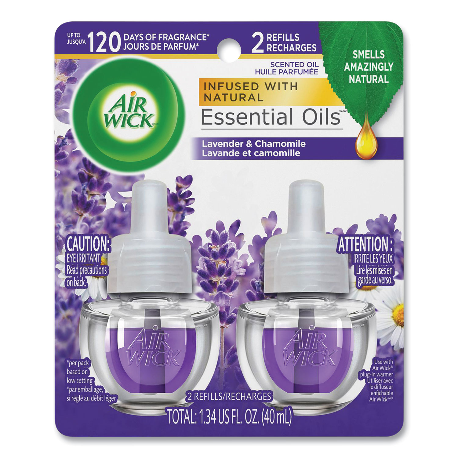 AIRWICK Fresh New Day Plug in Scented Oils 2 Warmers + 7 Refills (Simply  Cotton)
