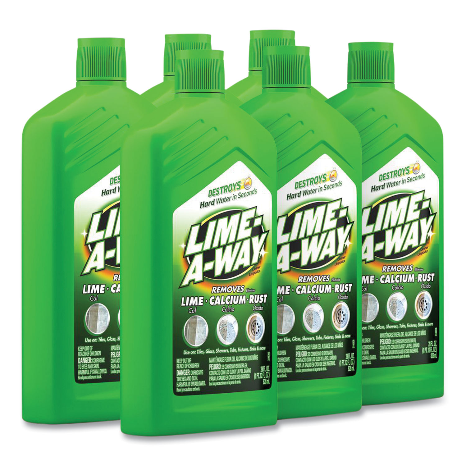 Lime, Calcium and Rust Remover, 28 oz Bottle, 6/Carton