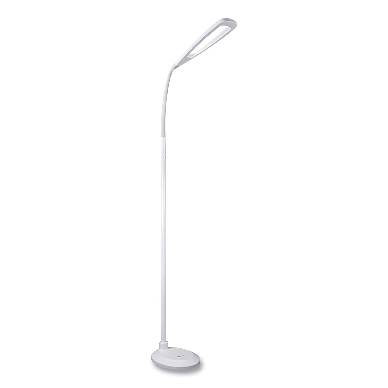 Wellness Series Flex LED Floor Lamp, 49″ to 71″ High, White