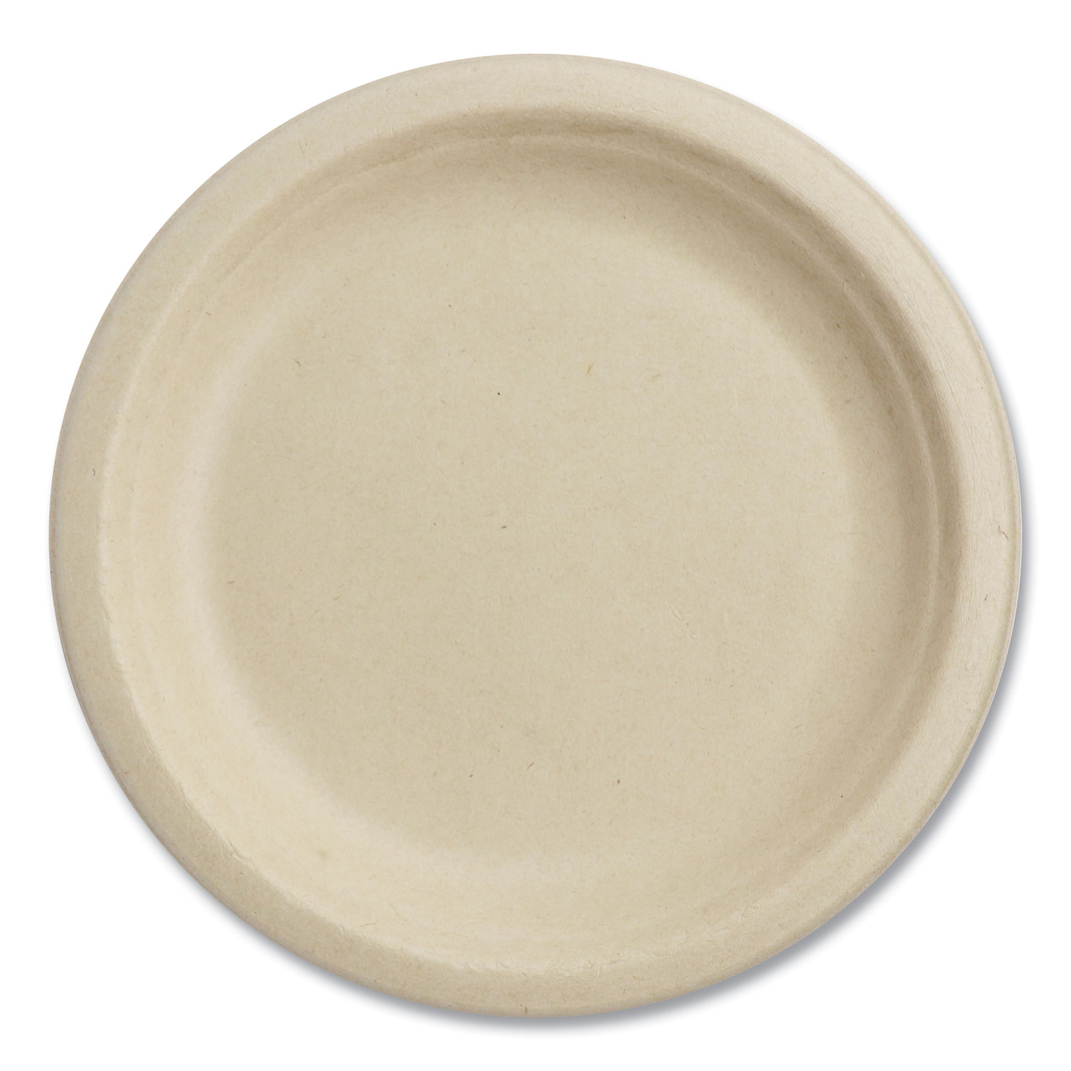 Fiber Plates, 7″ dia, Natural, 1,000/Carton