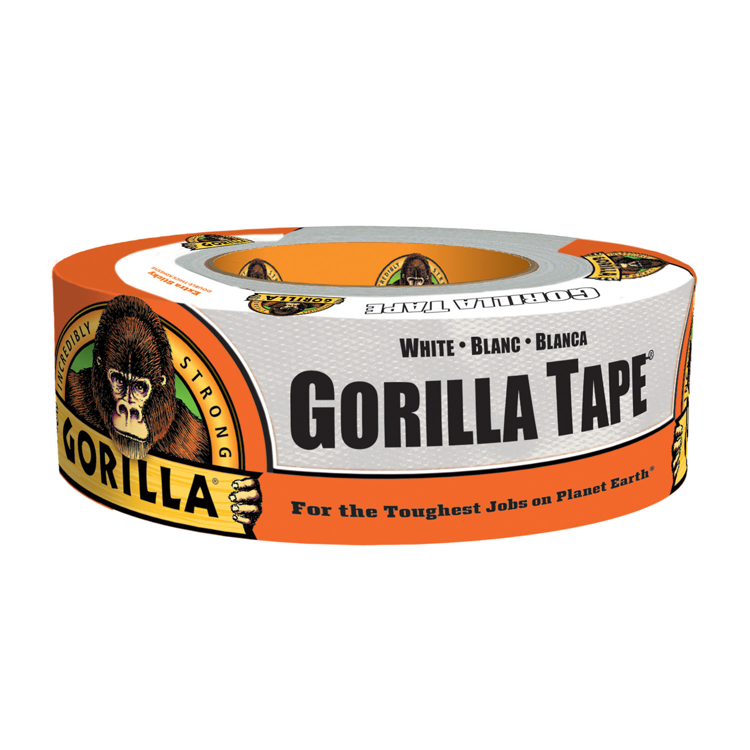 Gorilla Tape, 3″ Core, 1.88″ x 30 yds, White