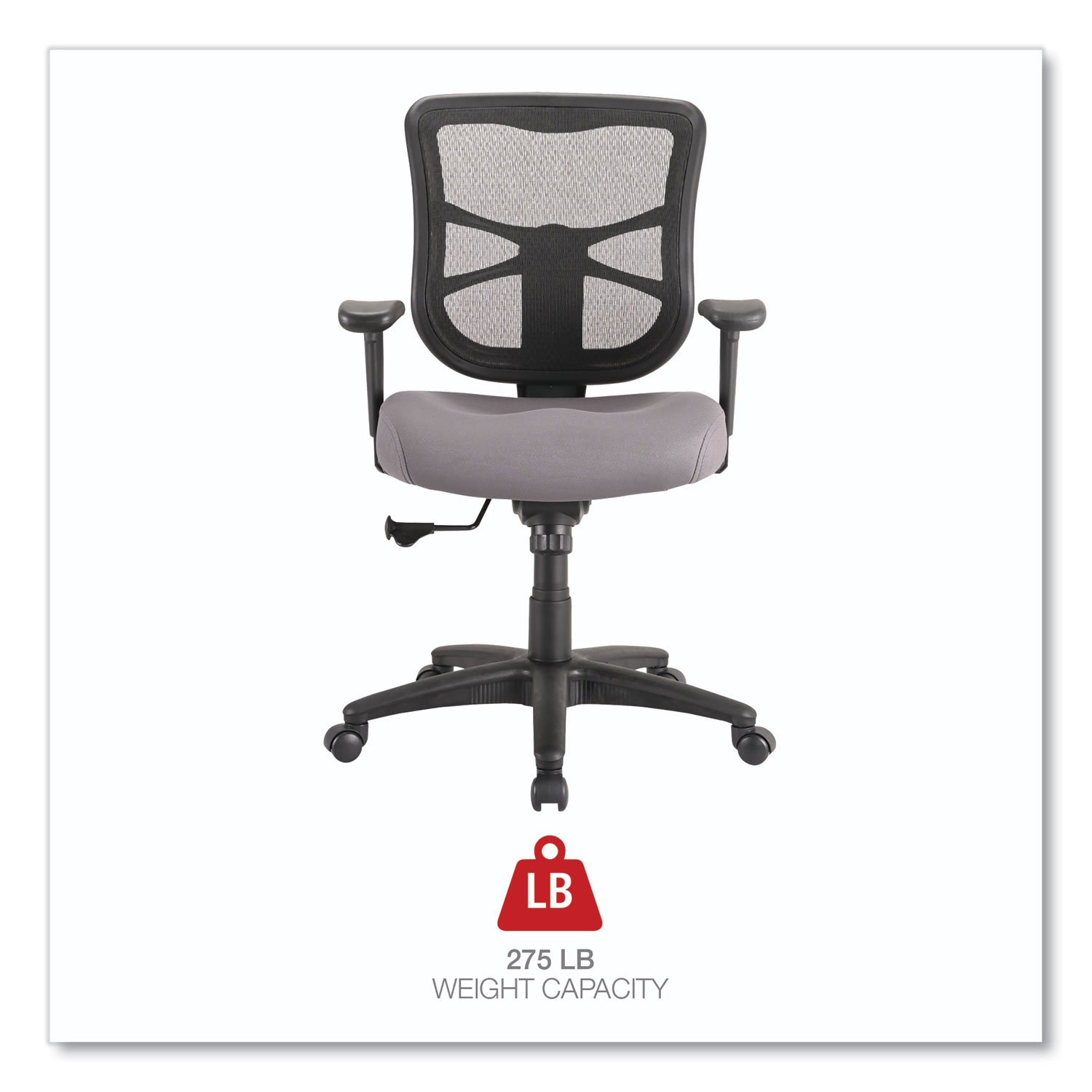 Alera Elusion Series Mesh Mid Back Swivel Tilt Chair Supports Up