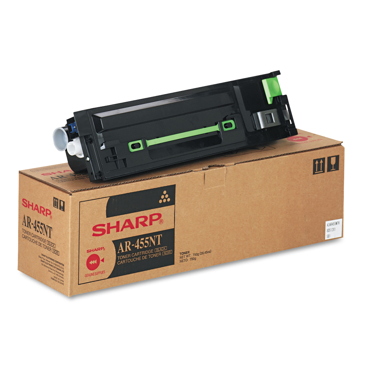  Sharp AR455NT AR455NT Toner, 35000 Page-Yield, Black (SHRAR455NT) 