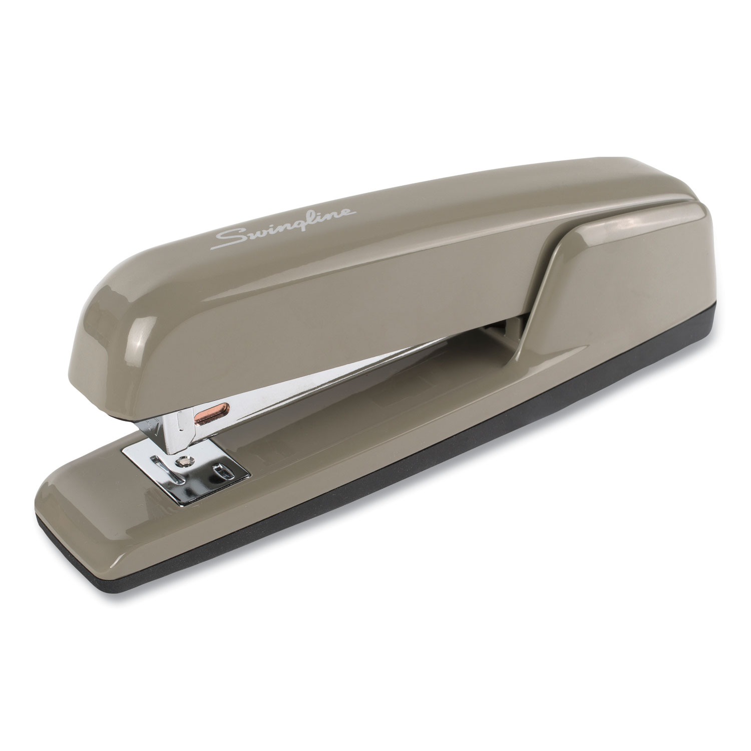 Optima Full Strip Desk Stapler, 25-Sheet Capacity, Graphite Black