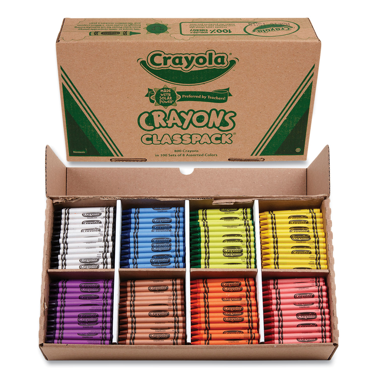 Crayola CYO528016 Classpack Regular Crayons - 16 pack, 50 count each