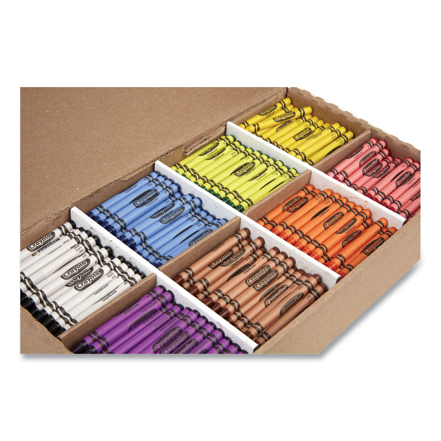 Jumbo Classpack Crayons, 25 Each of 8 Colors, 200/Set - mastersupplyonline