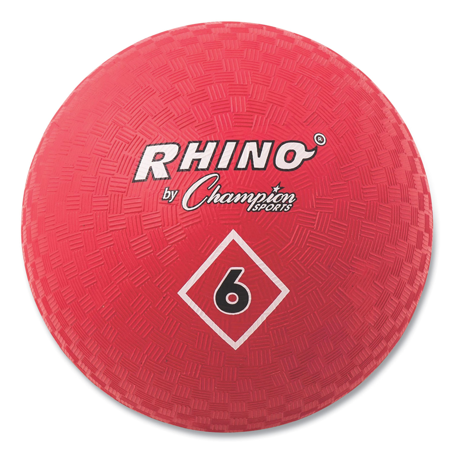 Playground Ball, 6″ Diameter, Red