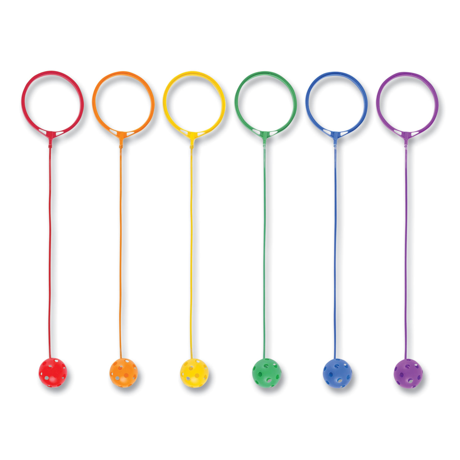 Swing Ball Set, 5.5″ Diameter, Assorted Colors, 6/Set