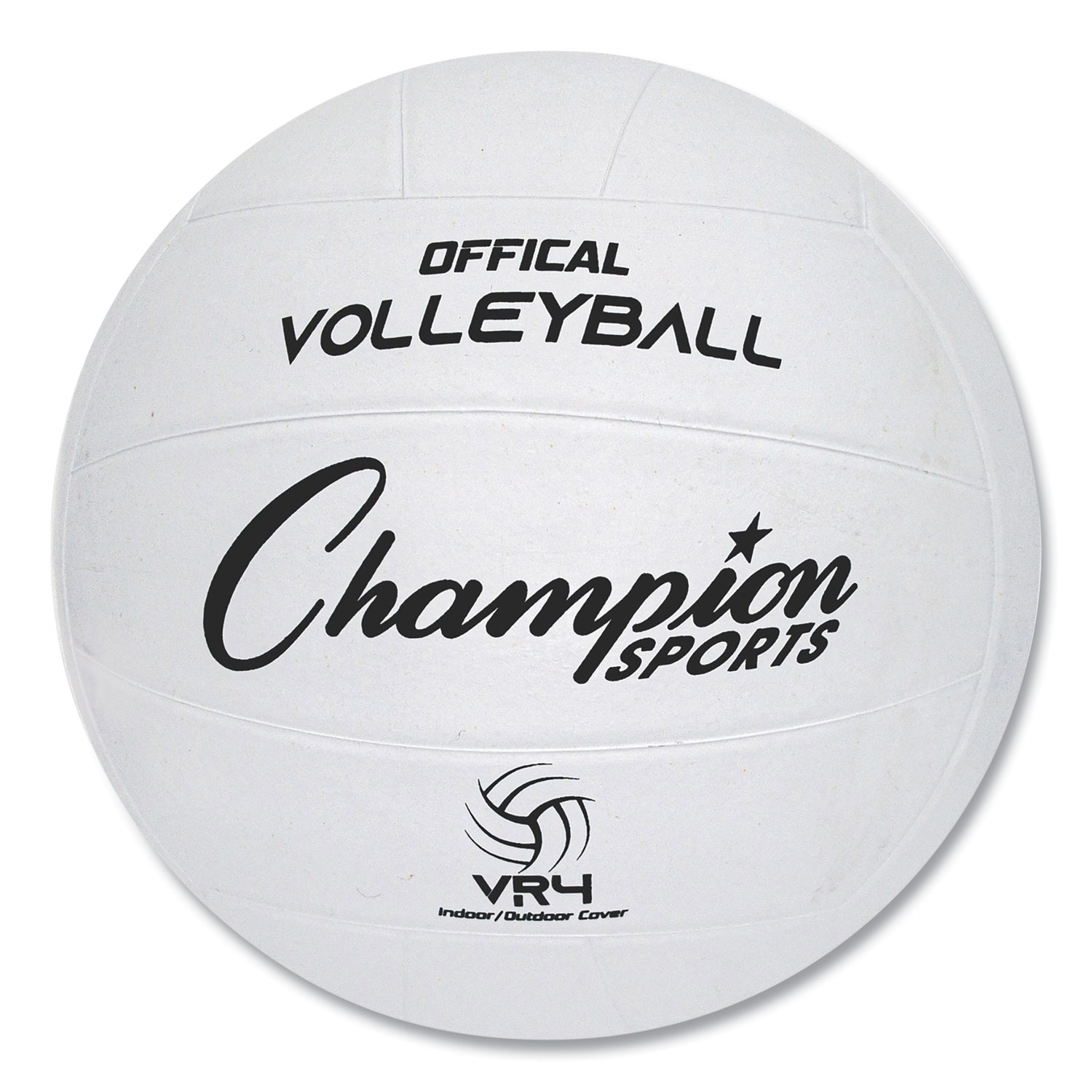 Rubber Volleyball, Official Size, White