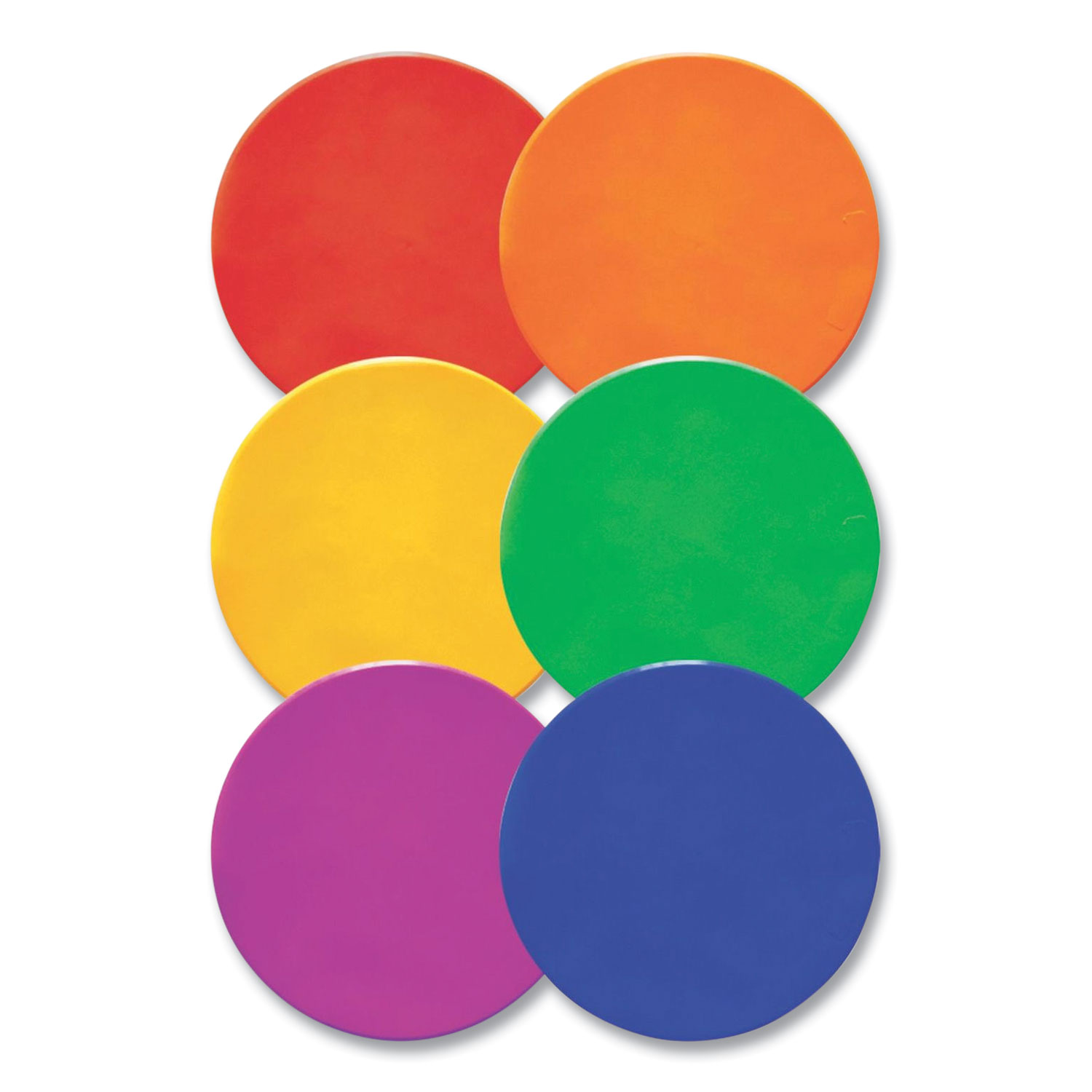 Champion Sports Rainbow Poly Spot Marker Set