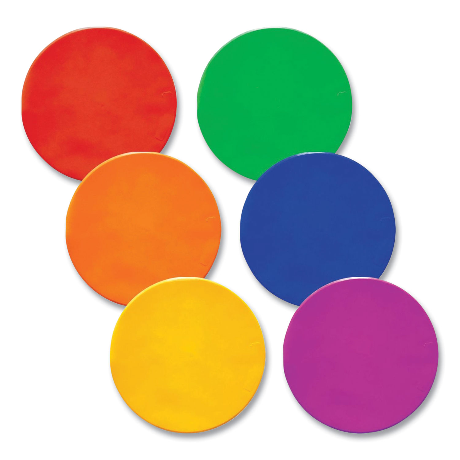 Extra Large Poly Marker Set, 12 Diameter, Assorted Colors, 6 Spots/Set  XLMSPSET, 1 - Fry's Food Stores