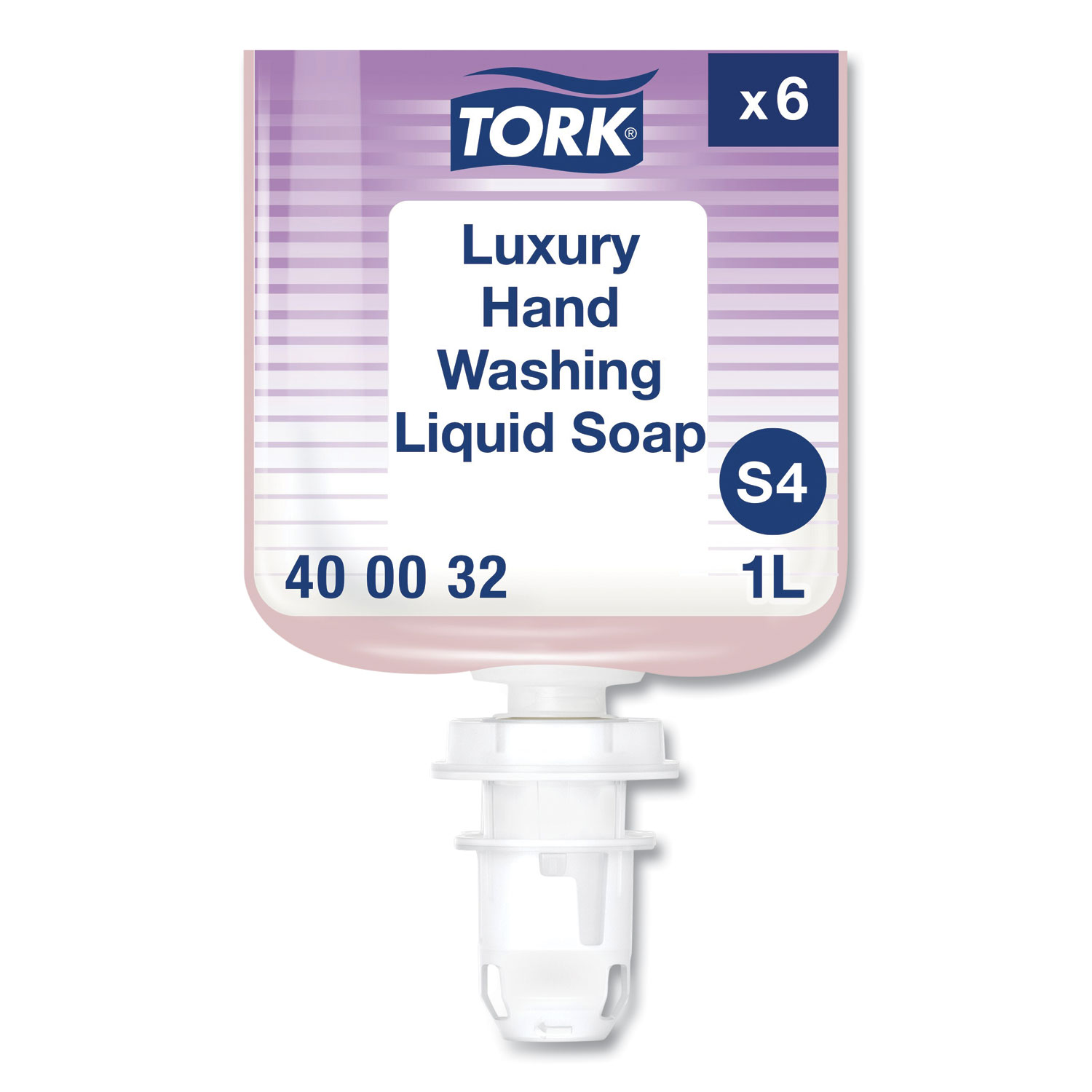 Tork® Luxury Liquid Soap Refill, Soft Rose Scent, 1 L, 6/Carton