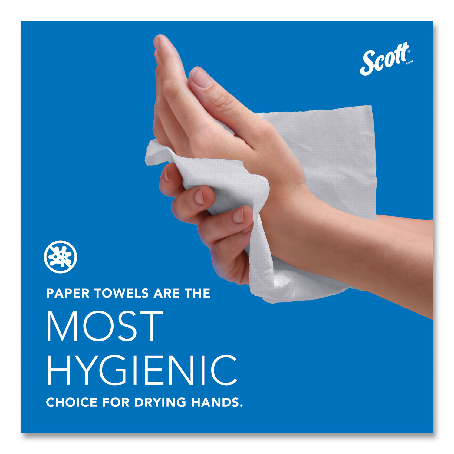 Scott Hard Roll Paper Towels, 8 x 400', 1-Ply, White