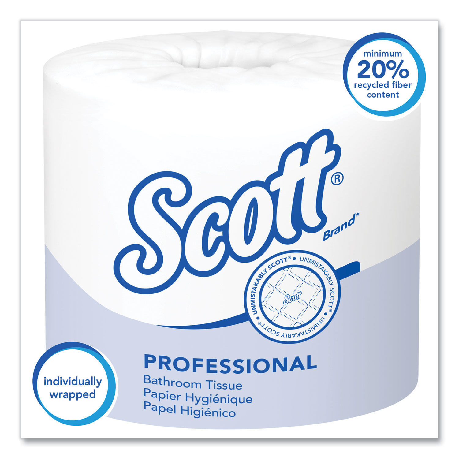 Tork Advanced Mini-Jumbo Roll Bath Tissue, Septic Safe, 2-Ply, White, 3.48 x 751 ft, 12 Rolls/Carton