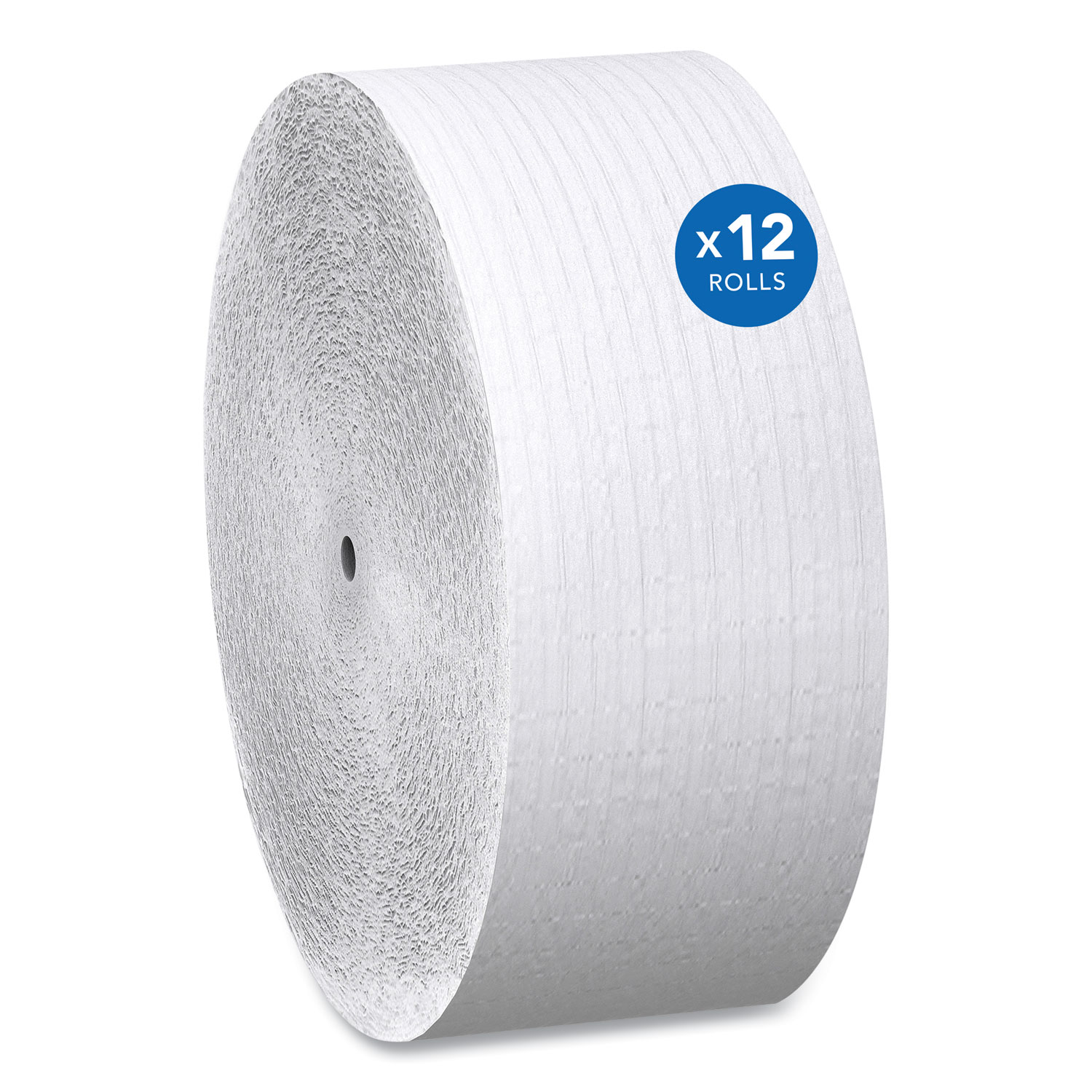 Essential Coreless JRT, Septic Safe, 1-Ply, White, 3.75 x 2,300 ft, 12 Rolls/Carton