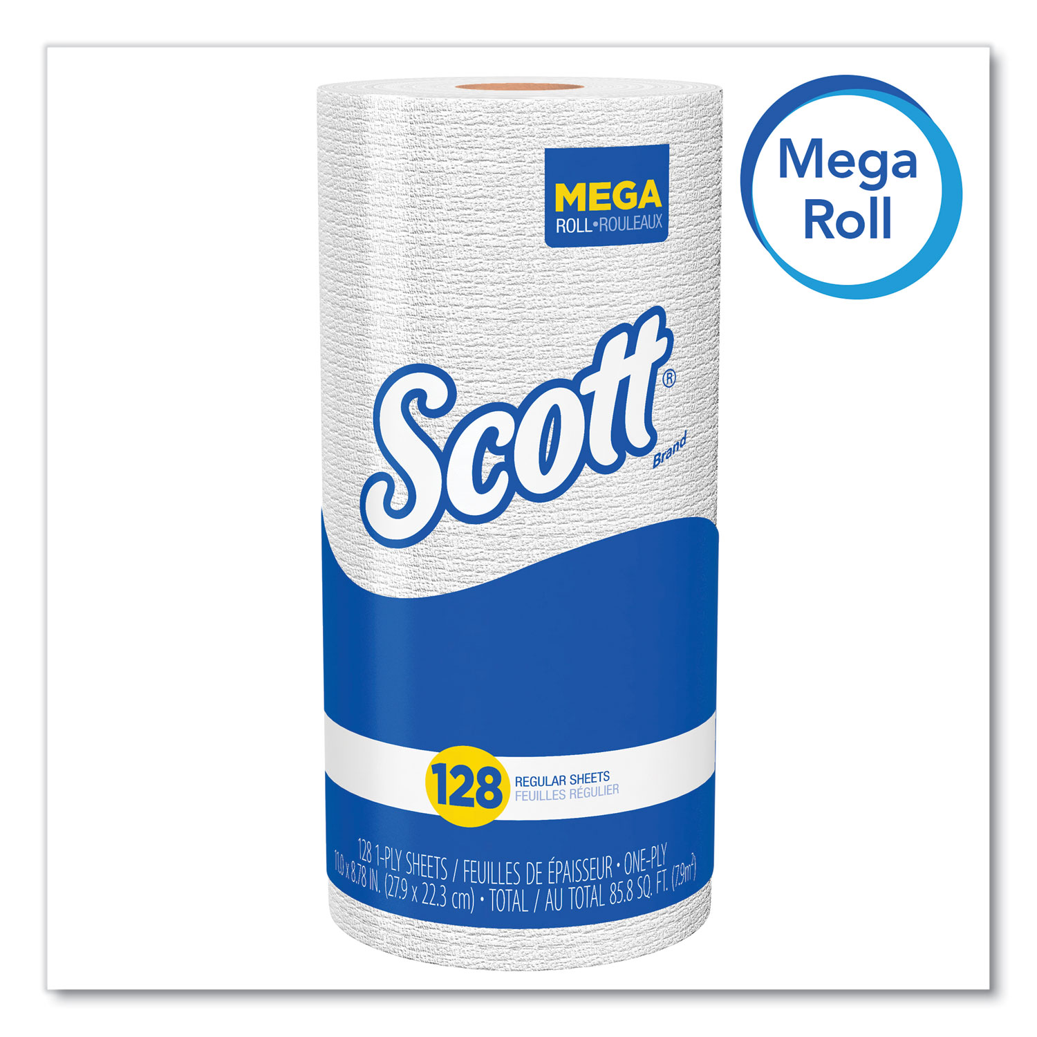 Scott Choose A Sheet Paper Towels Mega Rolls 1 Ply 102 SheetsRoll