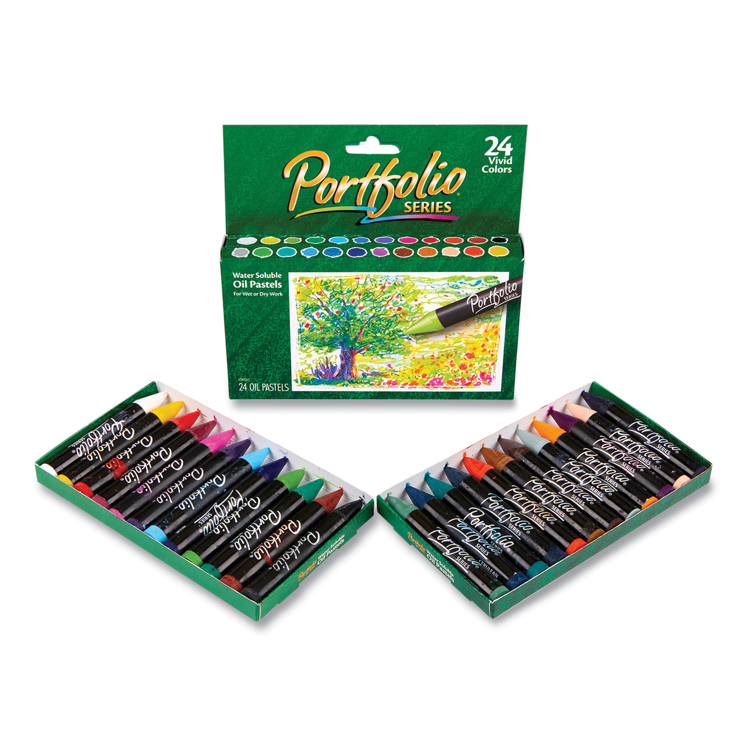 Crayola Oil Pastels, 28-Color Set, Assorted, 28/Pack, CYO524628
