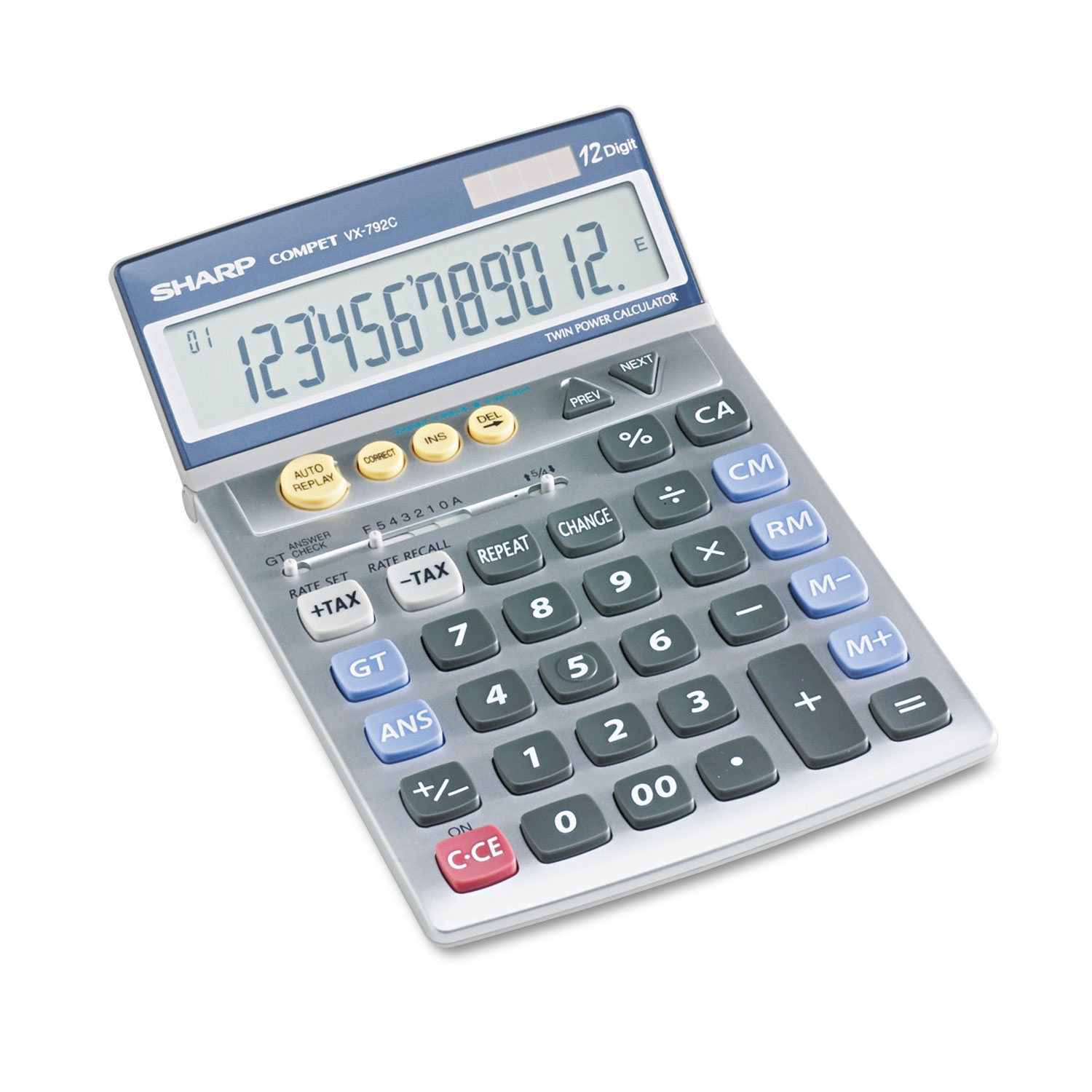 VX792C Portable Desktop/Handheld Calculator, 12-Digit LCD