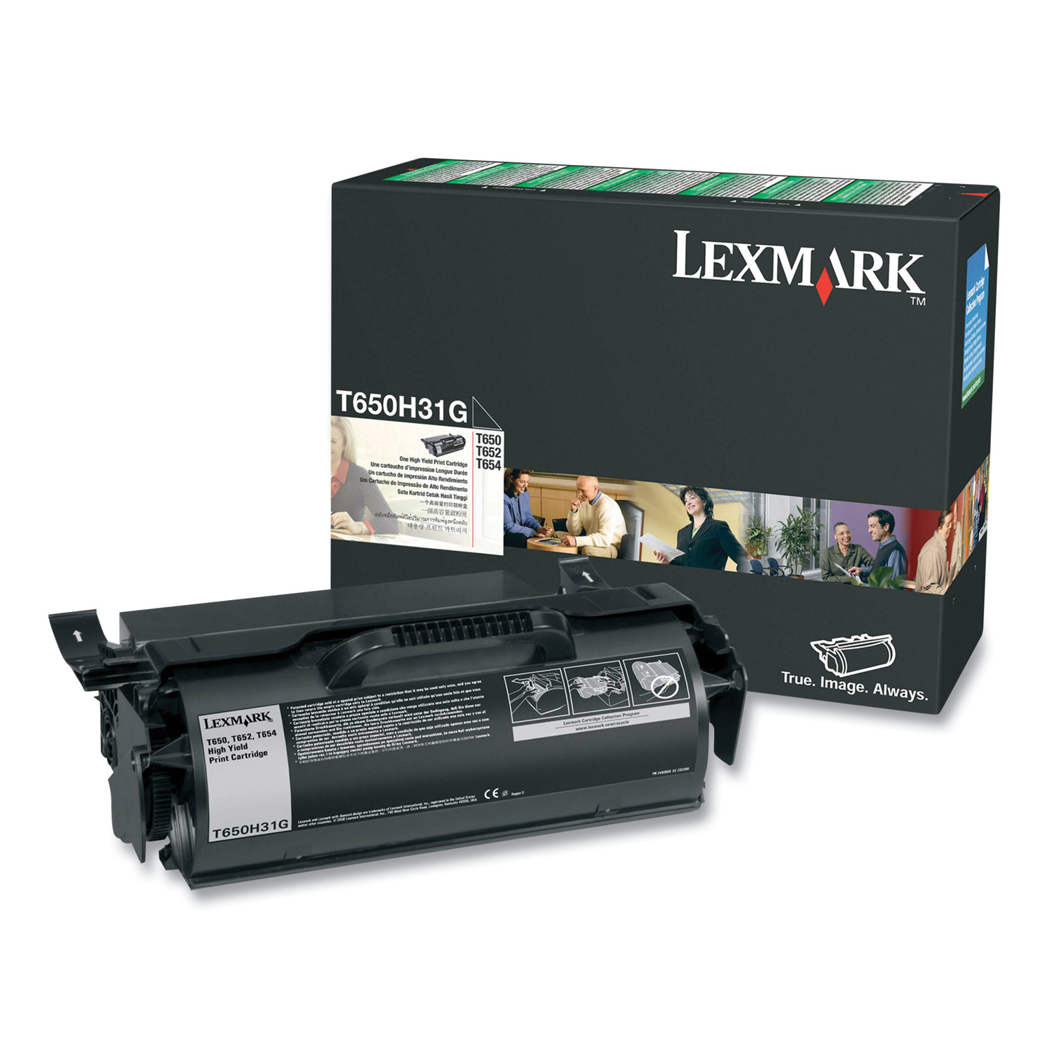 T650H31G High-Yield Toner, 21,000 Page-Yield, Black