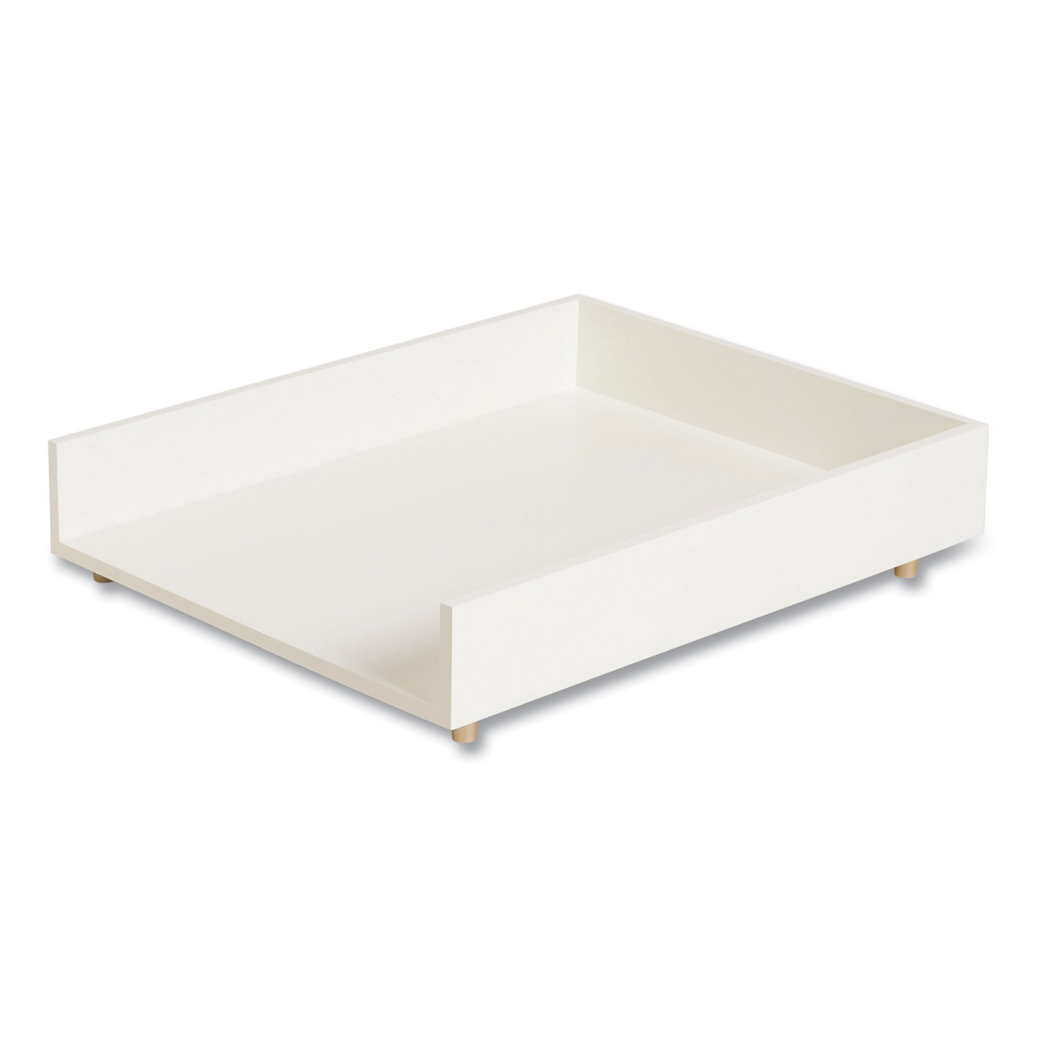 Juliet Paper Tray, 1 Section, Holds 11″ x 8.5″ Files, 10 x 12.25 x 2.5, White