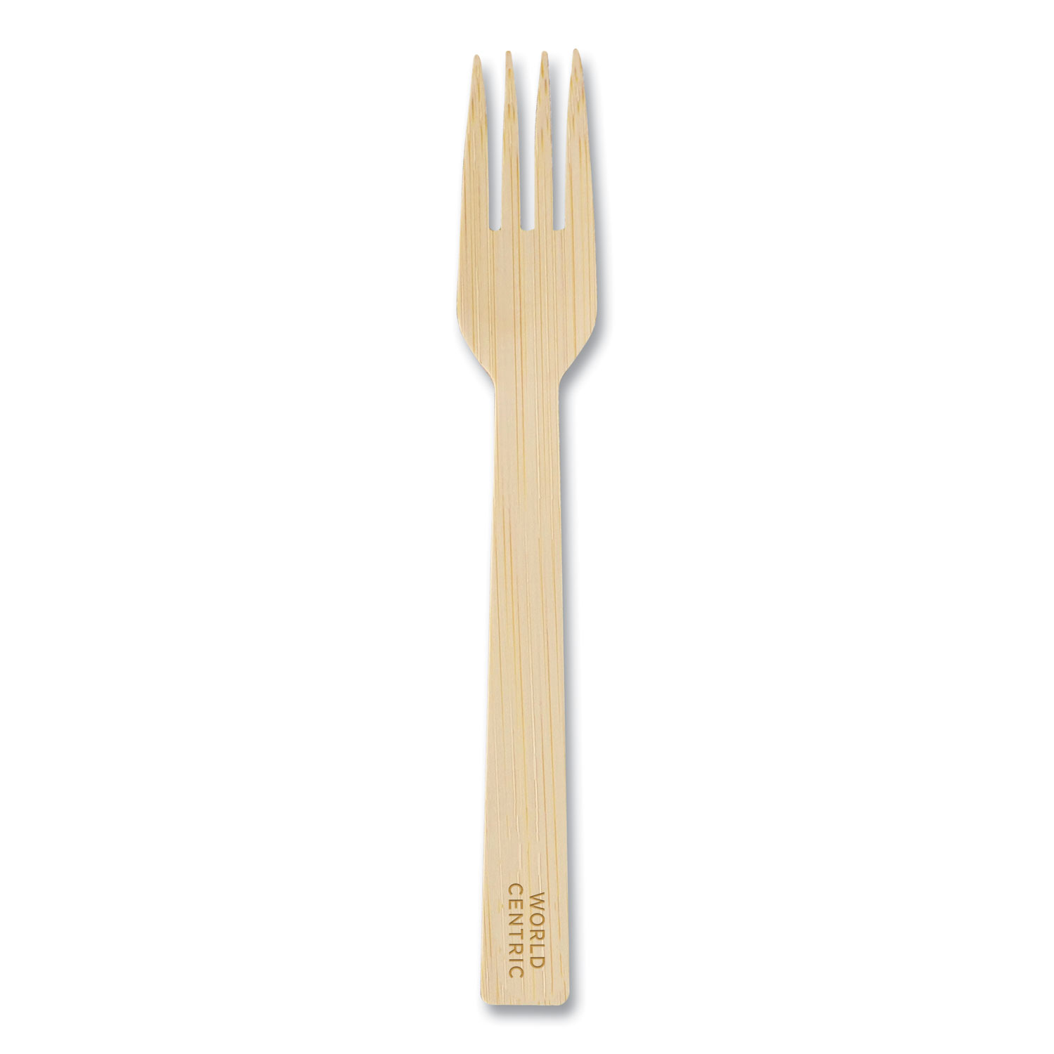 Bamboo Cutlery, Fork, 6.7″, Natural, 2,000/Carton