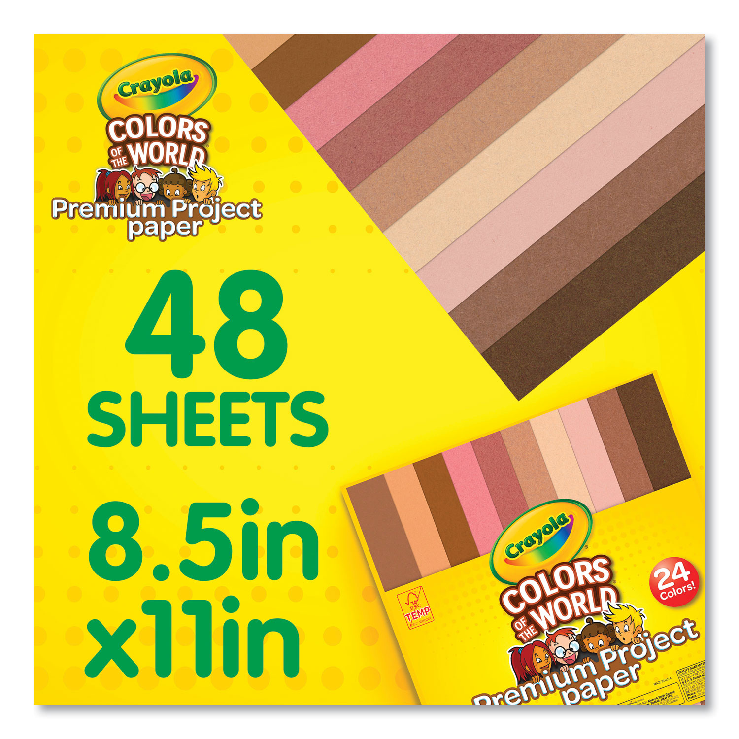 World Colors Multicultural Paper - 50 Sheets Qty - 50 sheets Style