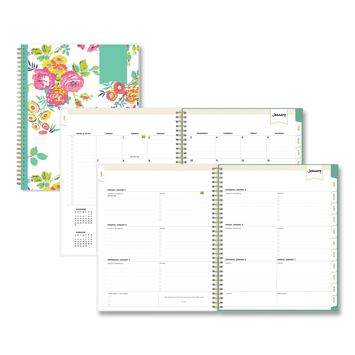 Day Designer Peyton CreateYourOwn Cover Weekly/Monthly Planner Zerbee