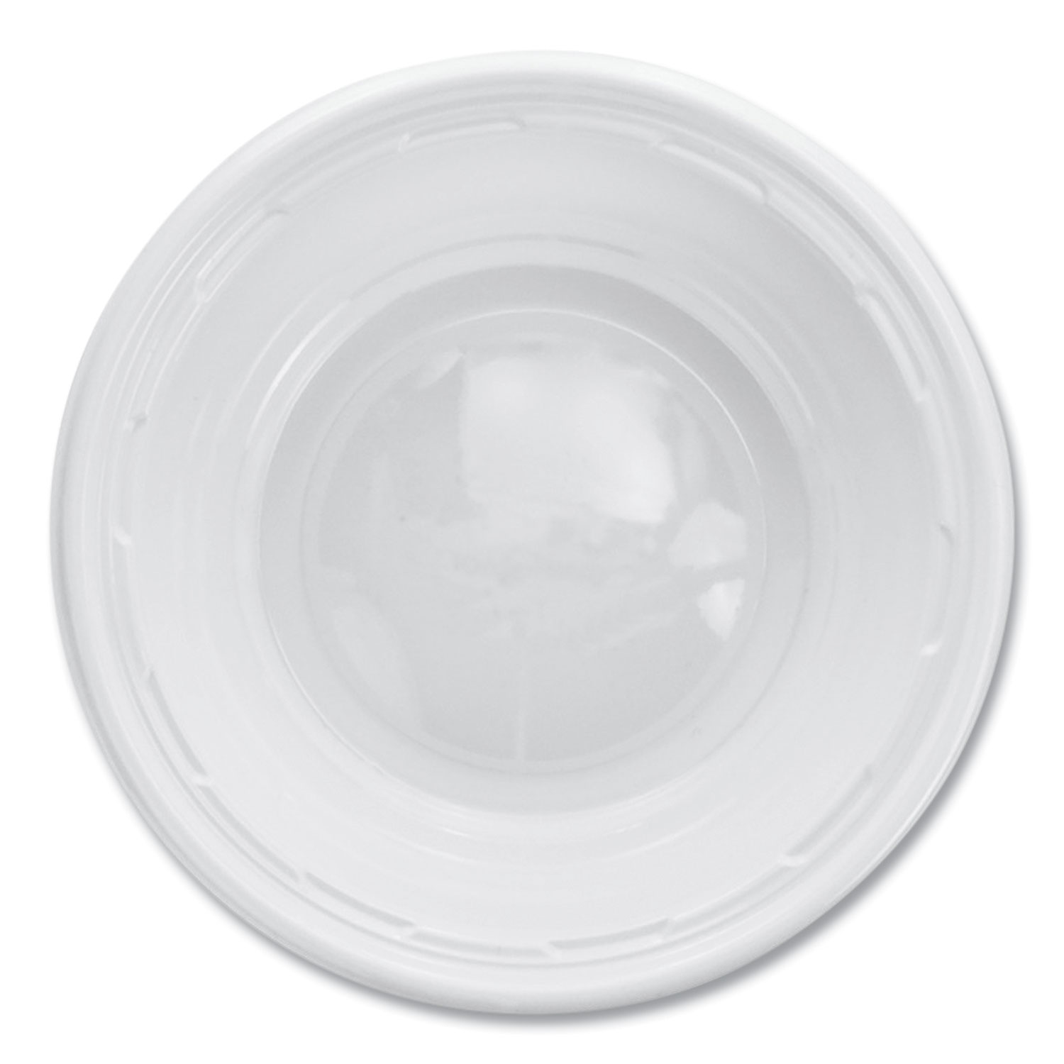 Dart Container Corporation Famous Service Plastic Dinnerware, Bowl, 12oz, White, 125/Pack, 8 Packs/Carton