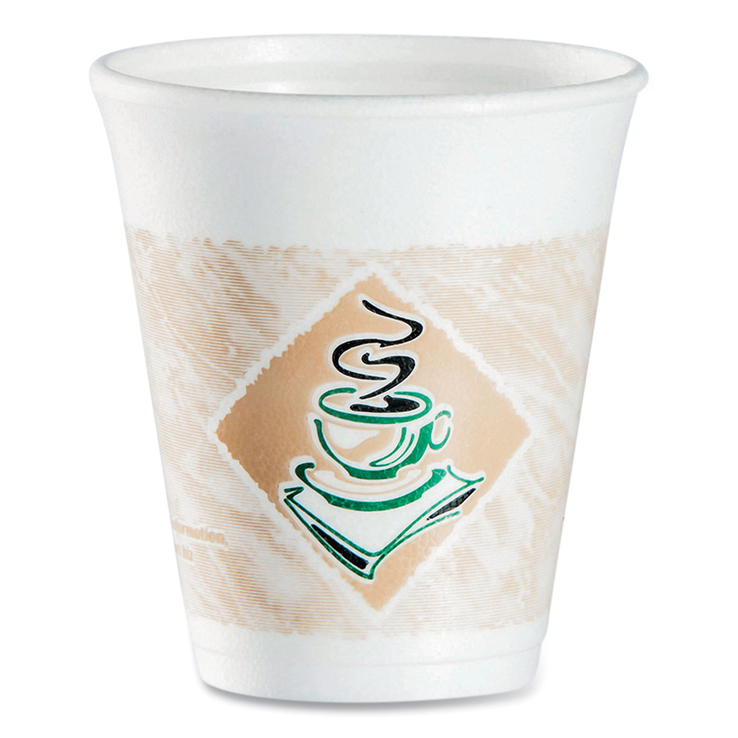 DART 8 Oz White Disposable Coffee Foam Cups Hot and Cold Drink Cup, 100  Count (Pack of 1)