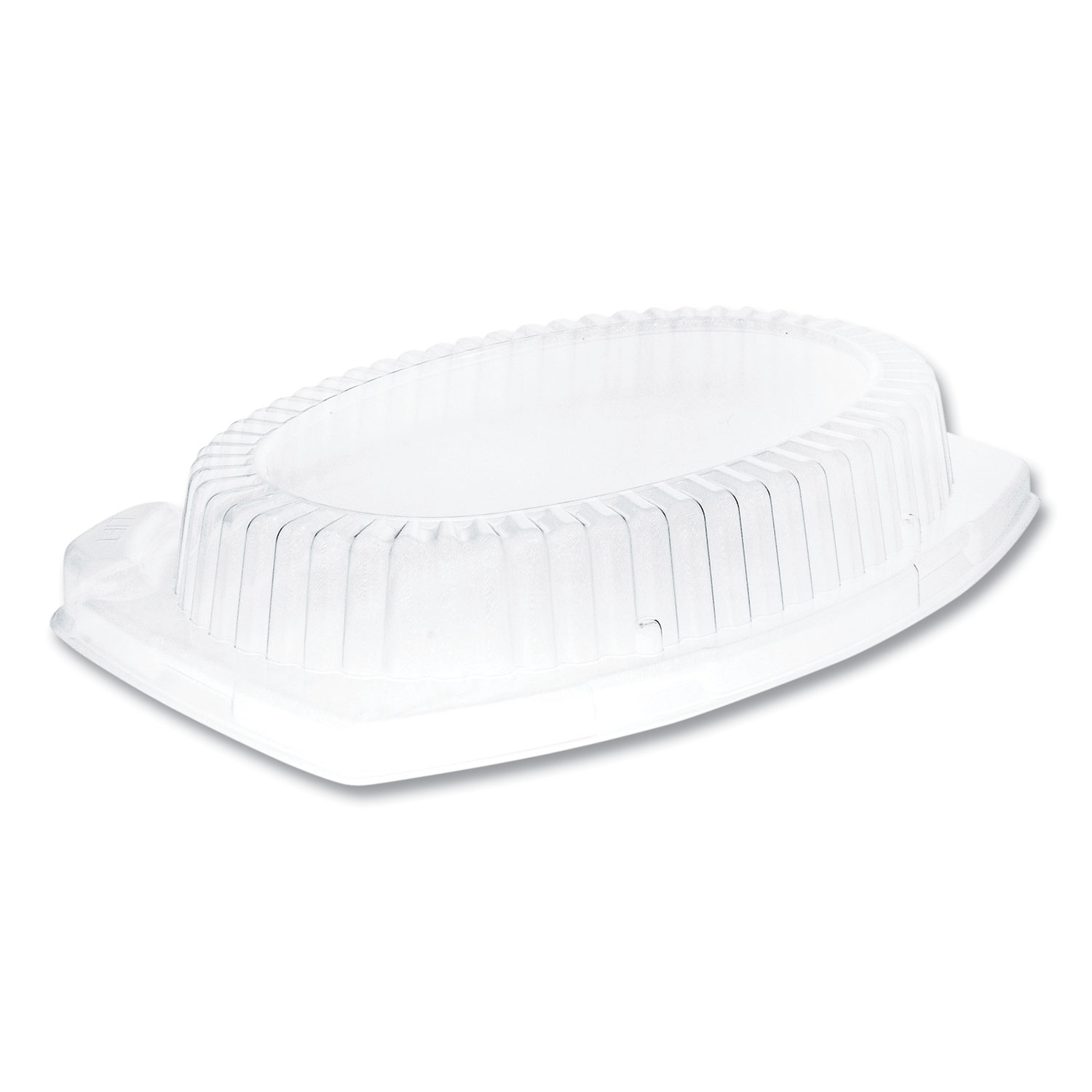 Dome Covers for Dinnerware, Clear, Plastic, 125/Bag, 4 Bags/Carton