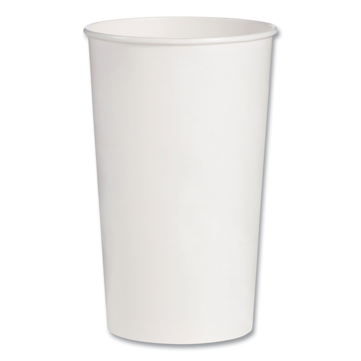 Double Sided Poly (DSP) Paper Cold Cups, 44 oz, White, 500/Carton