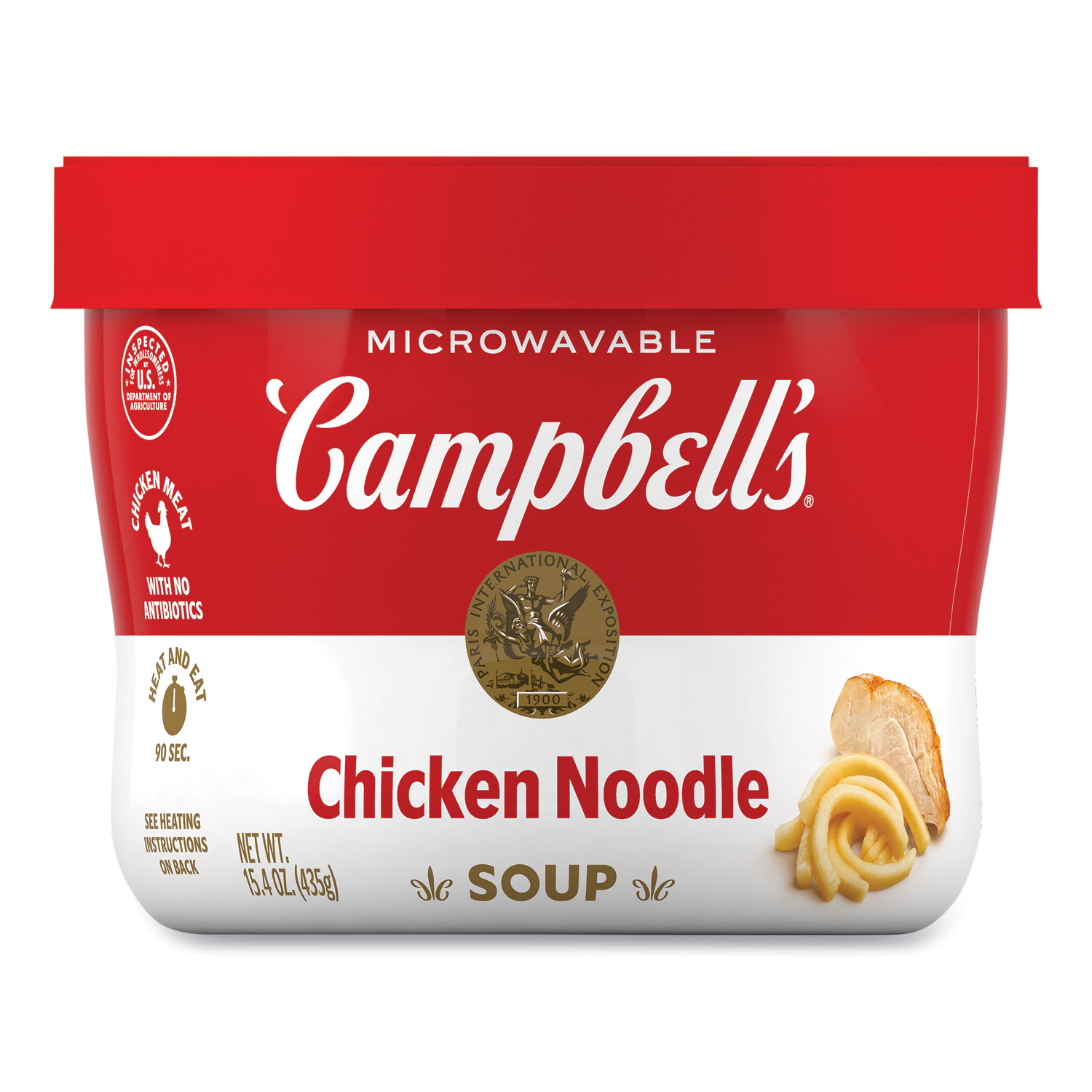 Campbell's® Chicken Noodle, 15.4 oz Bowl, 8/Carton