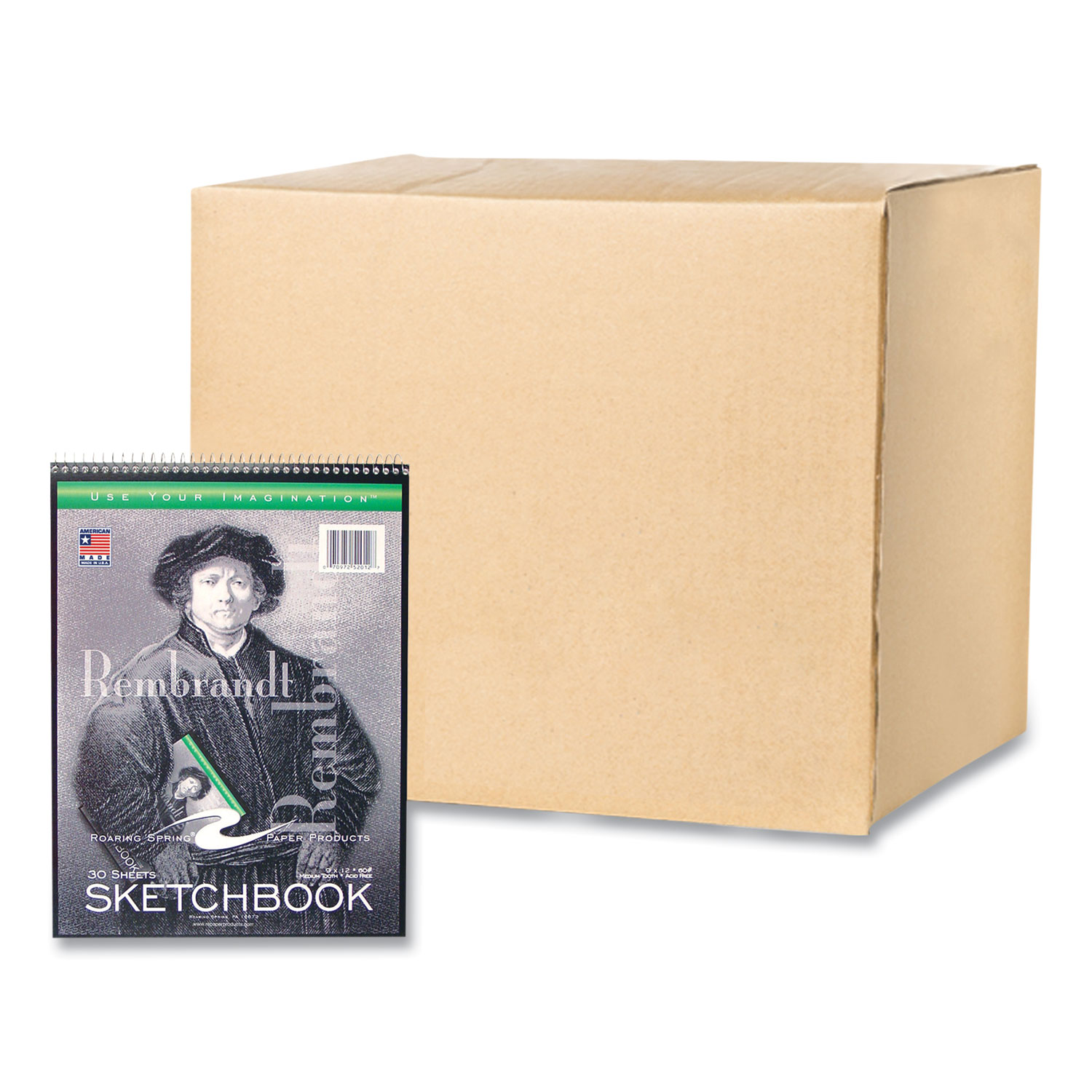 Sketch Pad, Unruled, Rembrandt Photography Cover, (30) 9 x 12 Sheets,12/Carton