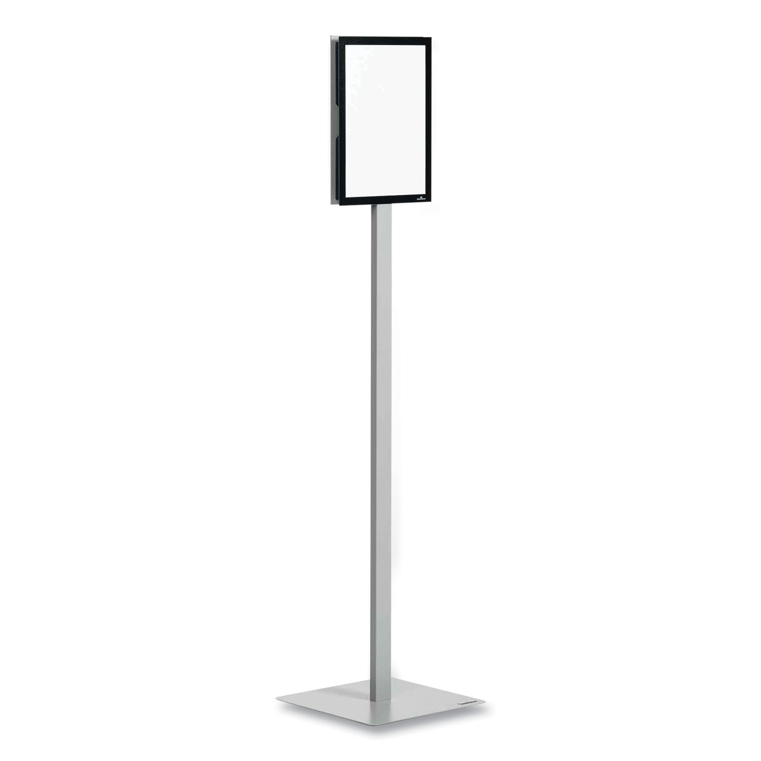 Info Stand Basic Floor Stand, 51.57″ Tall, Black Stand, 8.5 x 11 Face