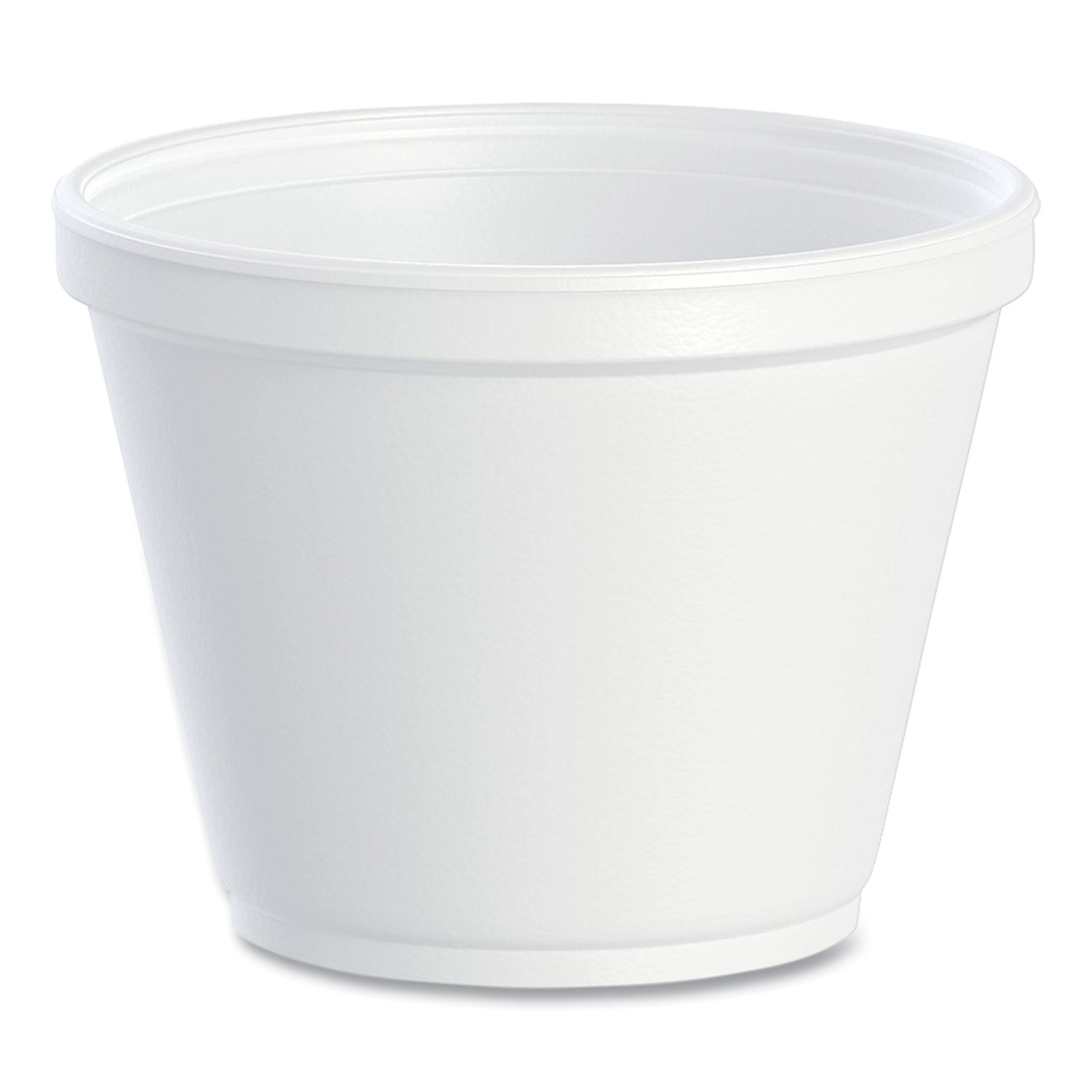 Plastic Lids For Foam Cups, Bowls And Containers, Flat, Vented