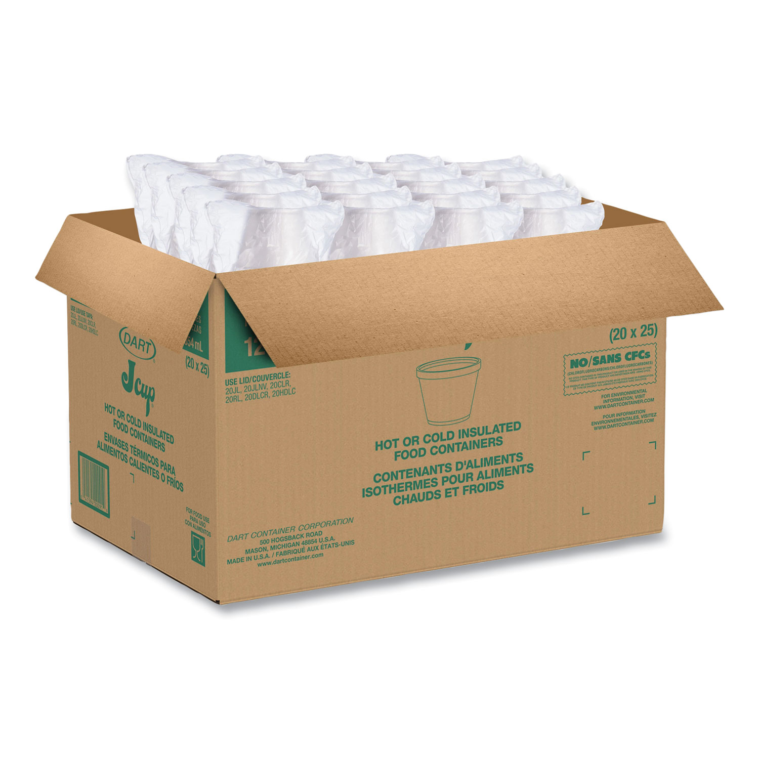 Insulated Foam Bowls, 12 oz, White, 50/Pack, 20 Packs/Carton -  mastersupplyonline