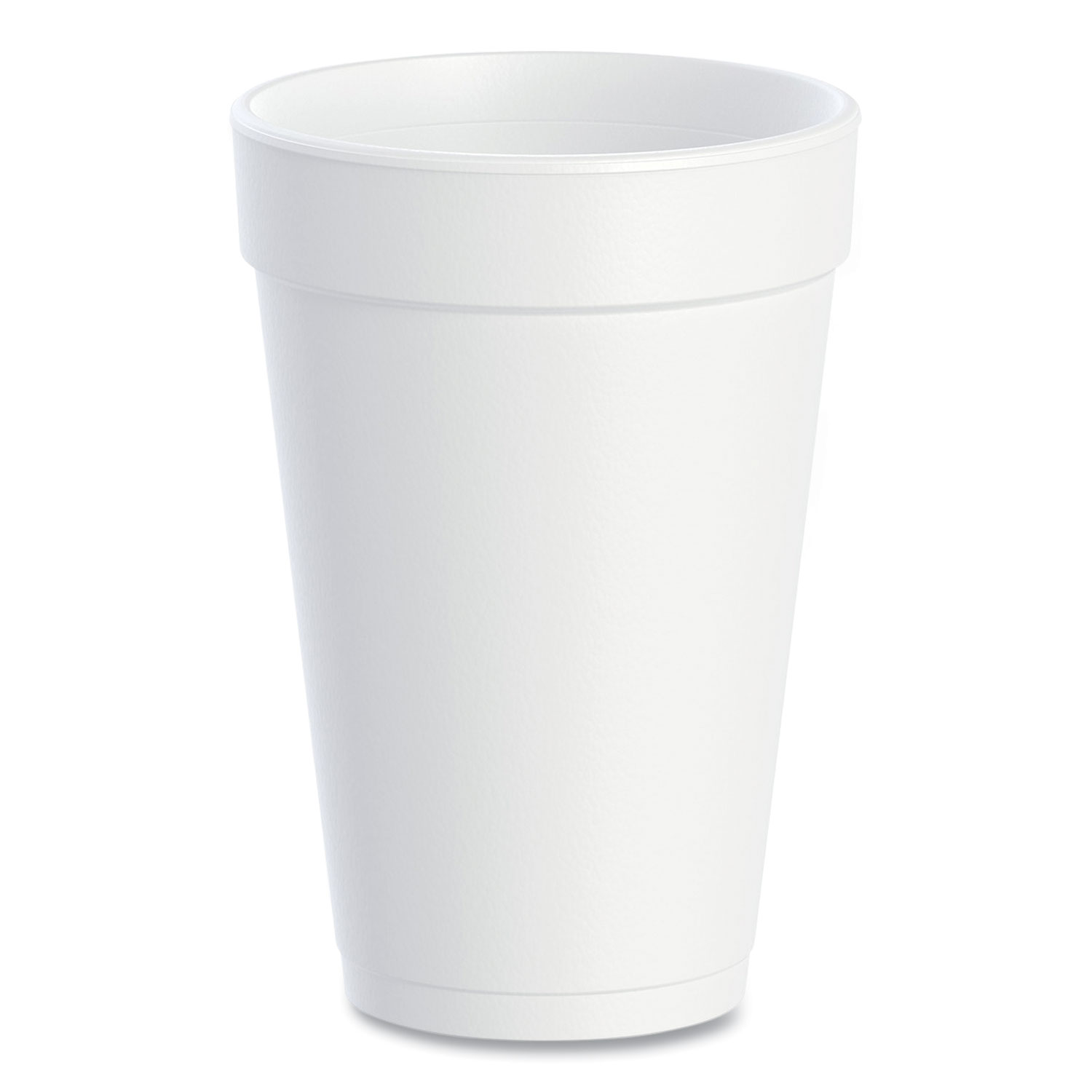 Foam Drink Cups, 20 oz, White, 25/Bag, 20 Bags/Carton - mastersupplyonline