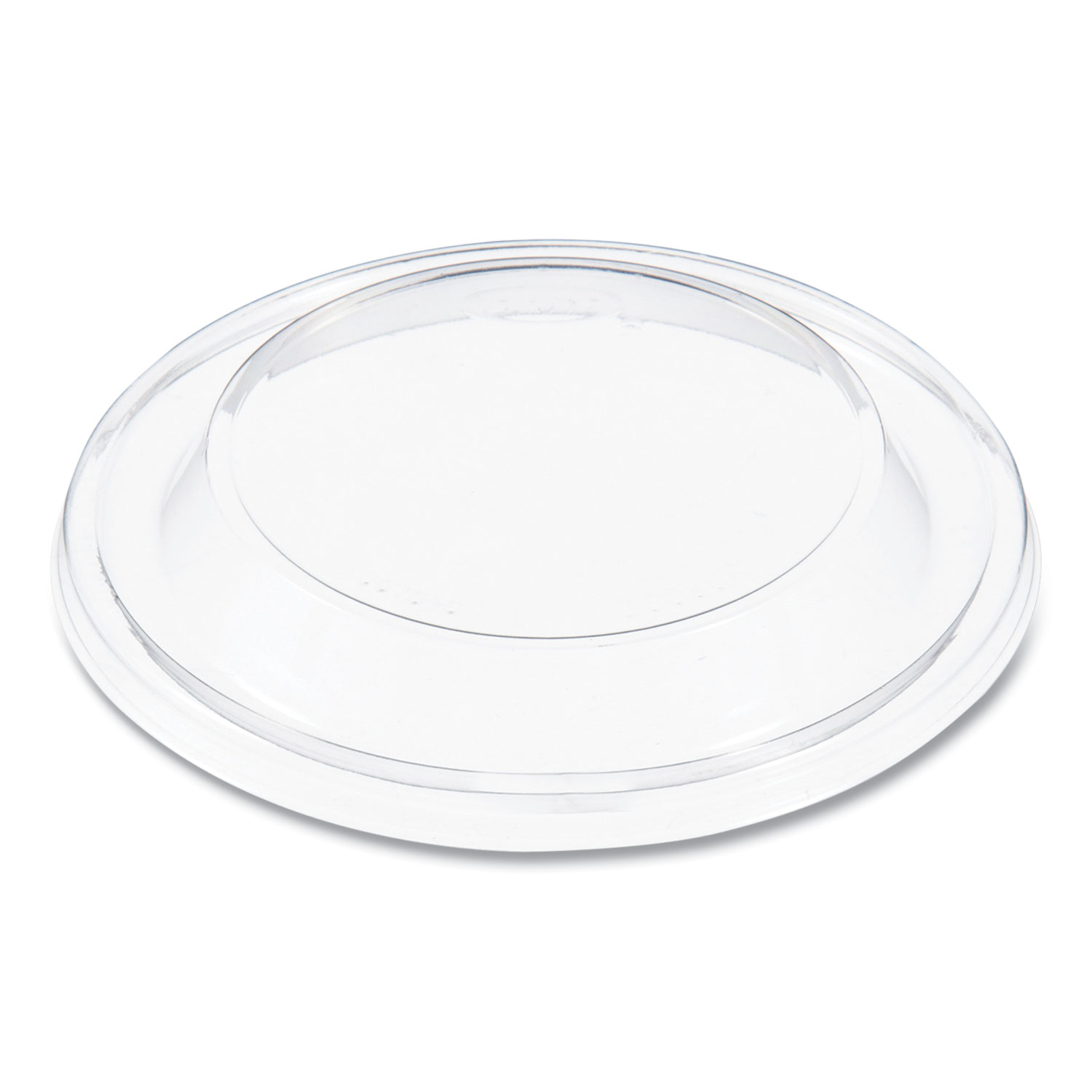 Plastic Dome Lid, Fits 5 oz to 32 oz Hot Cups/Containers, Clear, 100/Pack, 10 Packs/Carton