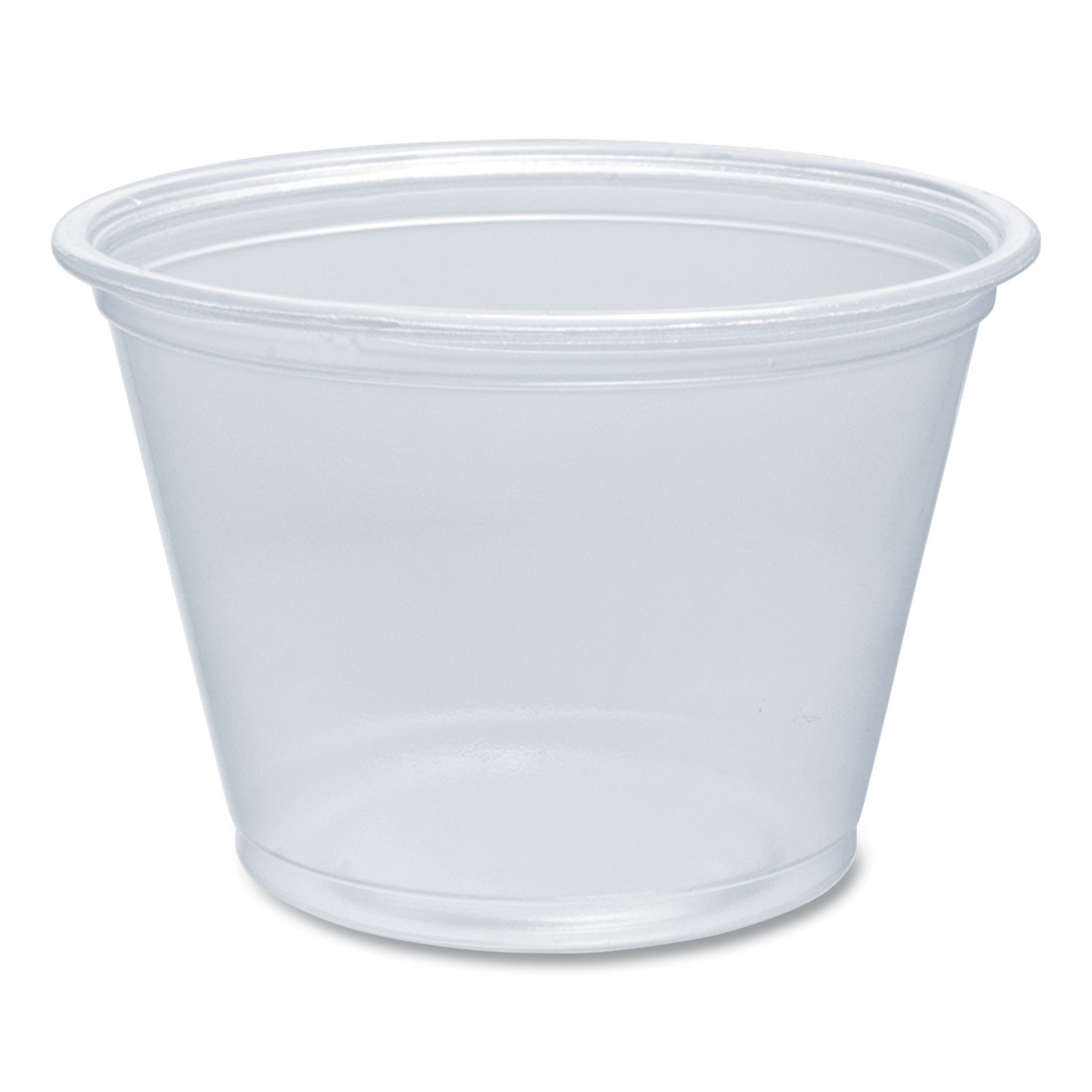 Conex Complements Portion/Medicine Cups, 2.5 oz, Plastic, Clear, 125/Bag, 20 Bags/Carton