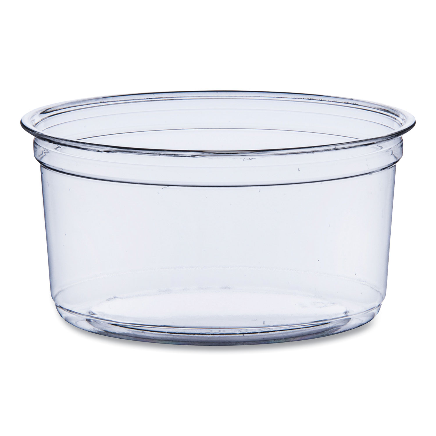 Bare Eco-Forward RPET Deli Containers, ProPlanet Seal, 12 oz, Clear, Plastic, 50/Pack, 10/Carton