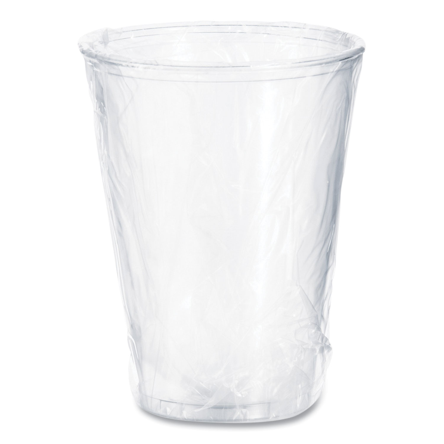 Ultra Clear PETE Cold Cups, Individually Wrapped, 10 oz, 25/Sleeve, 20 Sleeves/Carton