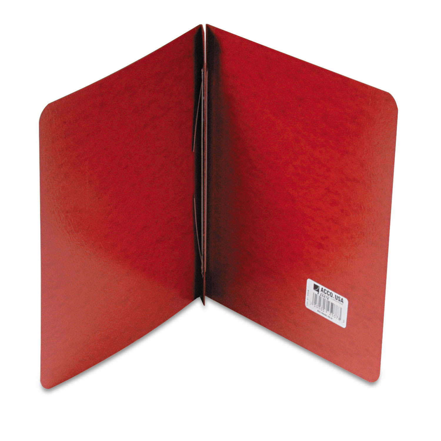 Presstex Report Cover, Side Bound, Prong Clip, Letter, 3 Cap, Red
