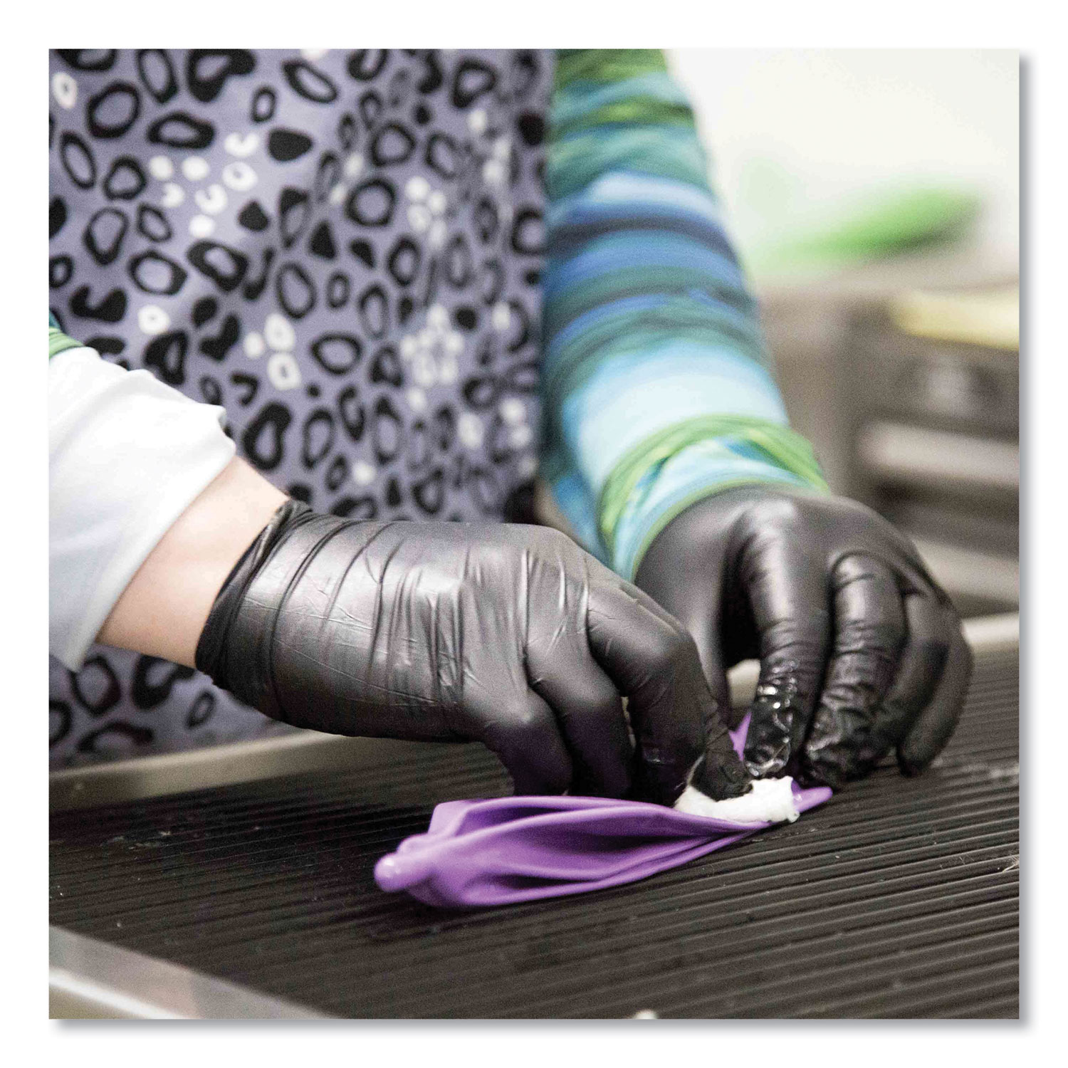  ABC - Guantes de trabajo de PVC de doble cara de 10 pulgadas,  paquete de 24 guantes de punto de PVC, guantes de algodón transpirable con  puntos de goma, guantes de