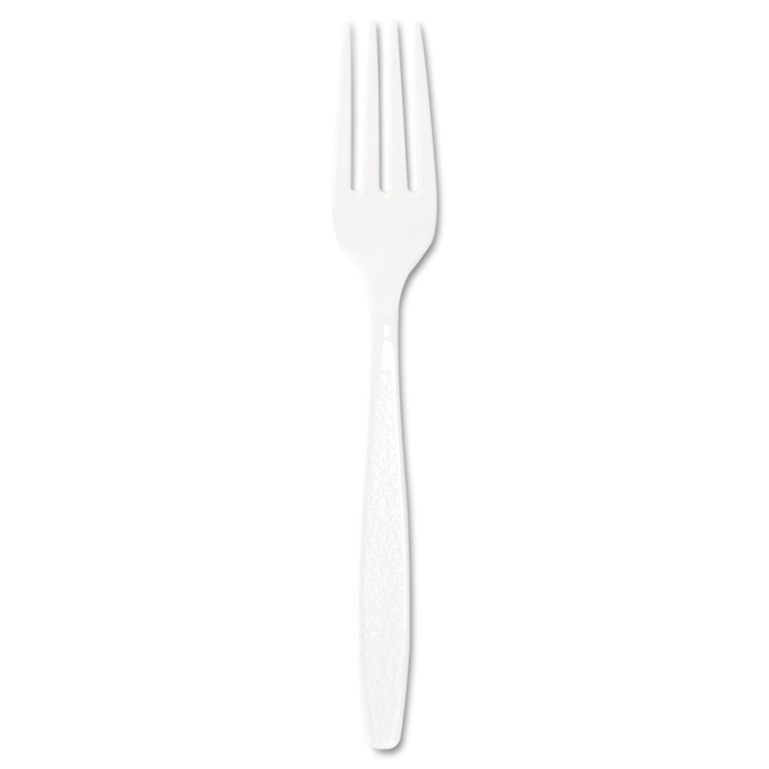  Dart GBX5FW-0007 Guildware Heavyweight Plastic Forks, White, 100/Box, 10 Boxes/Carton (SCCGBX5FW) 