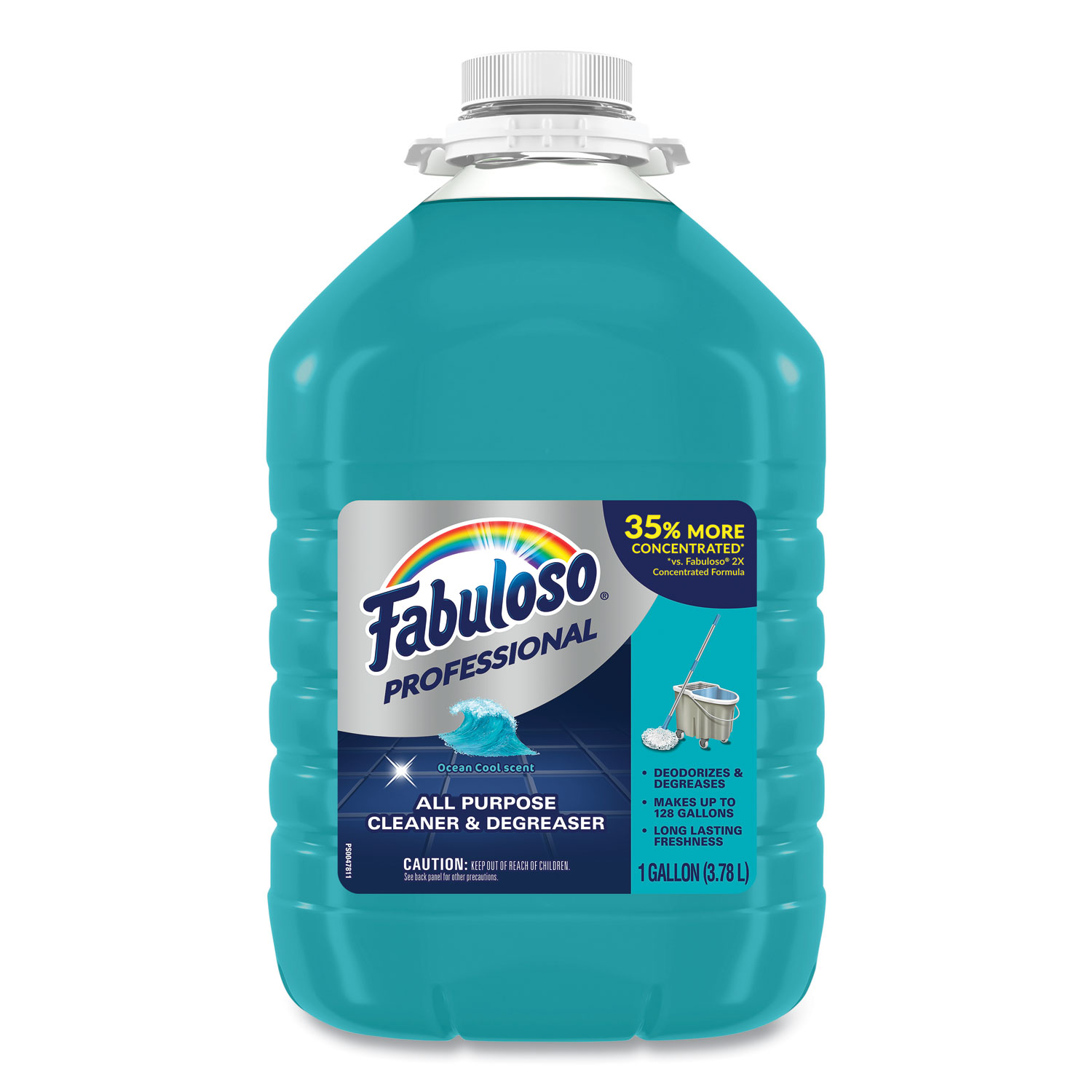Fabuloso US05252A AllPurpose Cleaner, Ocean Cool Scent, 1 gal Bottle