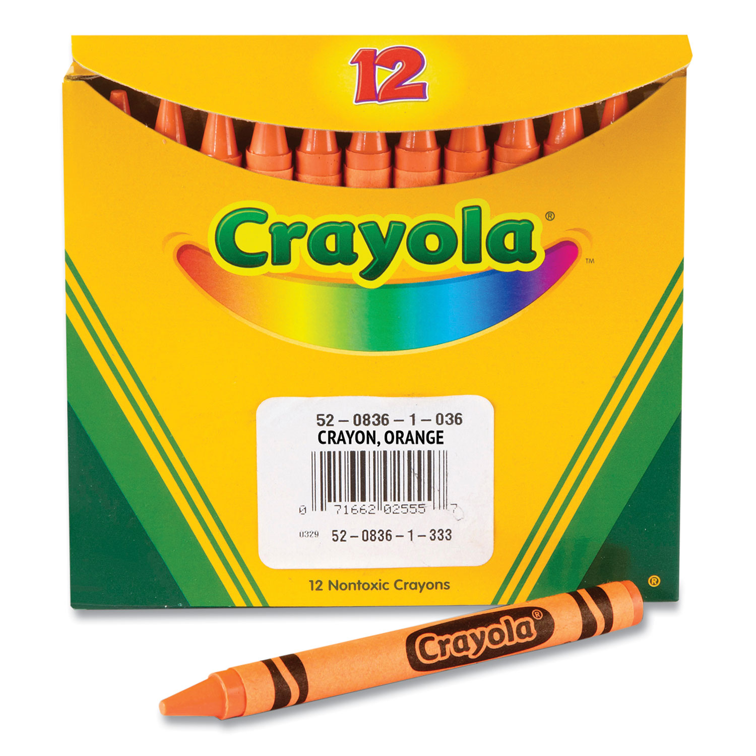 Crayola Box of Crayons Non-Toxic Color Coloring School Supplies